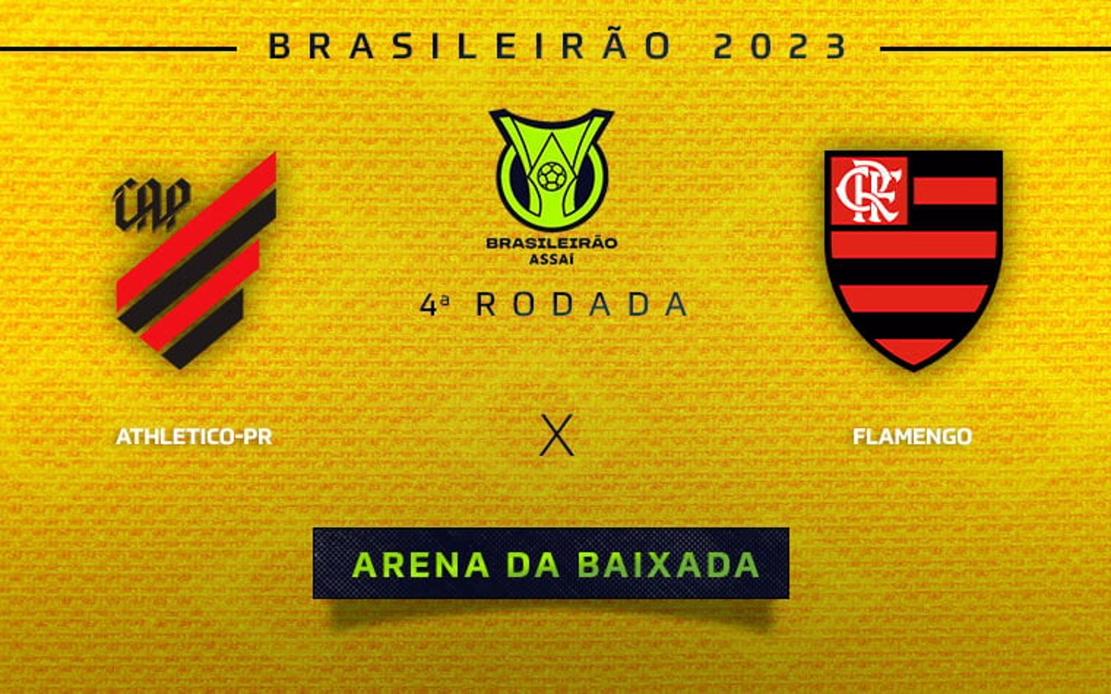 Athletico-PR x Flamengo: onde assistir ao vivo, horário e escalações do jogo pelo Brasileirão