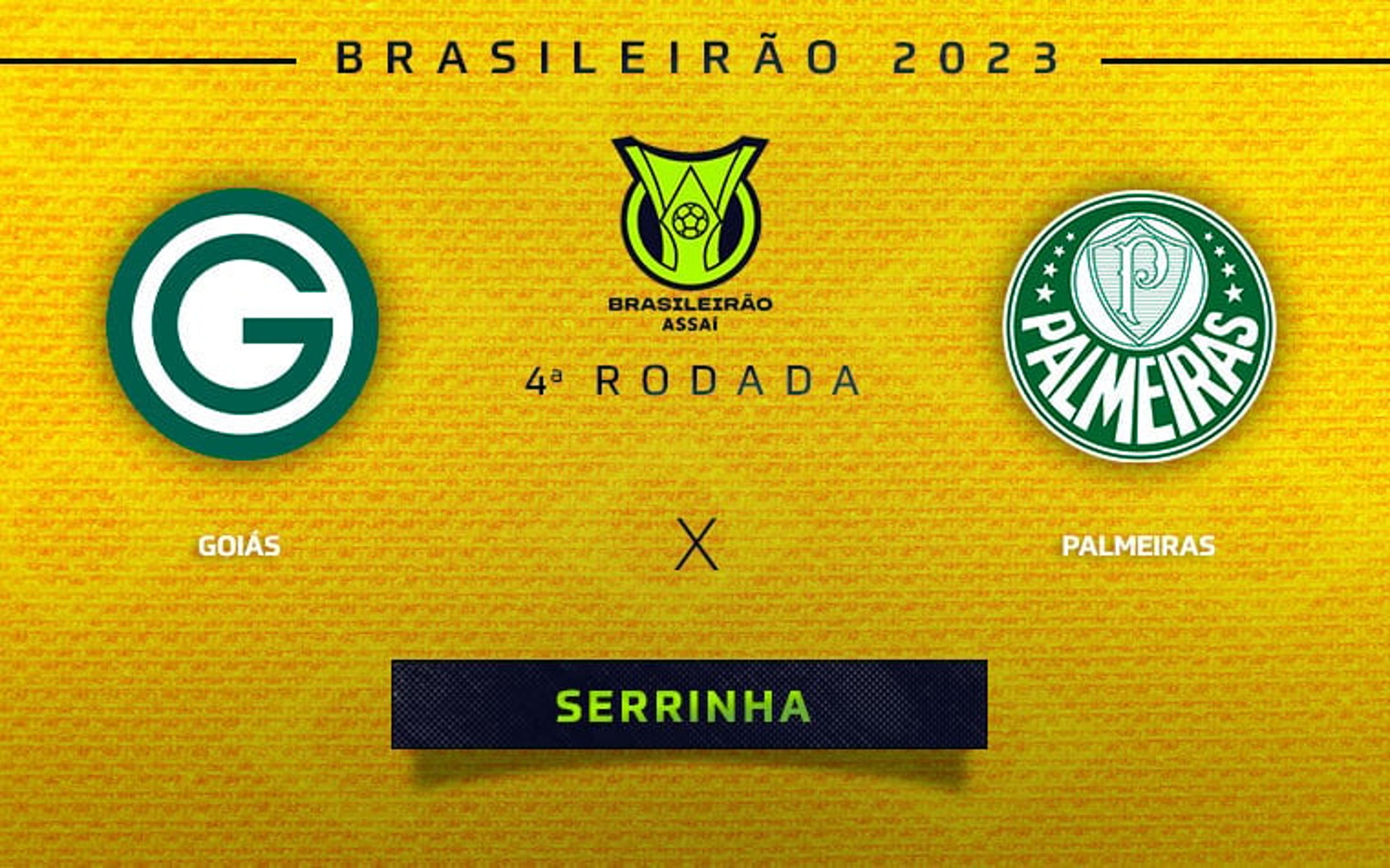 Goiás x Palmeiras: onde assistir, prováveis escalações e desfalques do jogo pelo Brasileirão