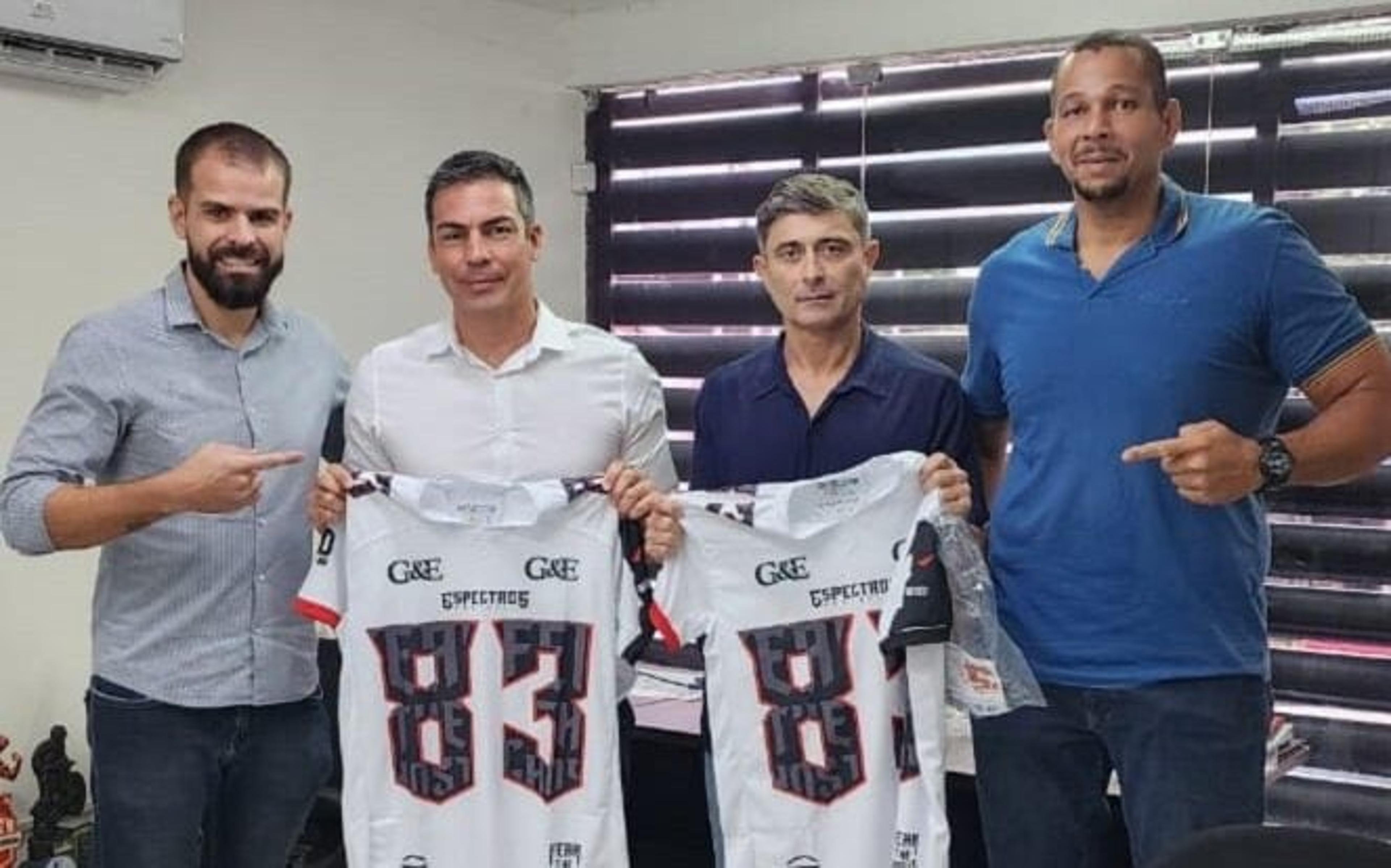 João Pessoa Espectros fecha parceria com a SEJER para treinos da equipe no CT Ivan Thomaz