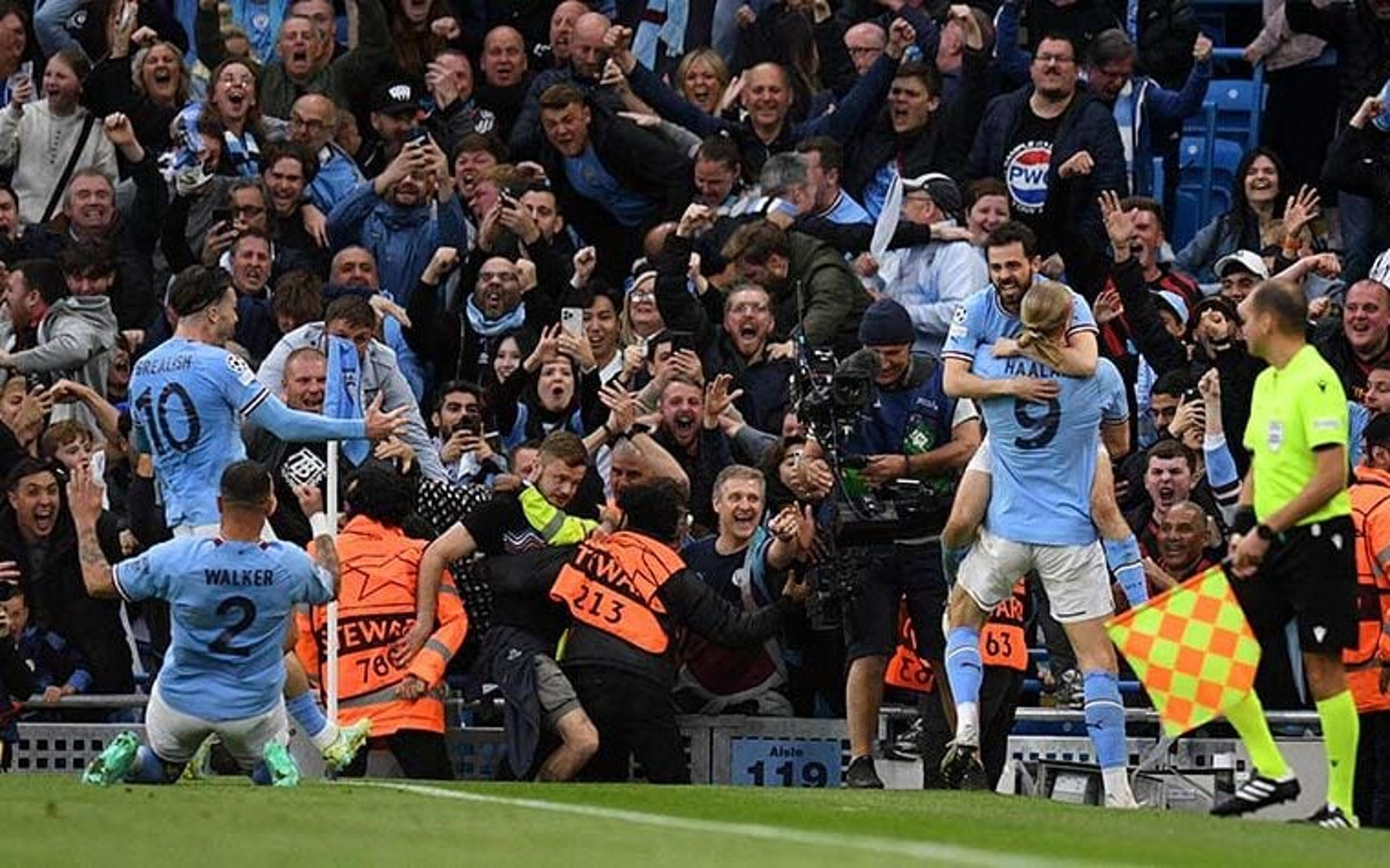 Bernardo Silva brilha, Manchester City goleia Real Madrid e encara a Inter de Milão na final da Champions League