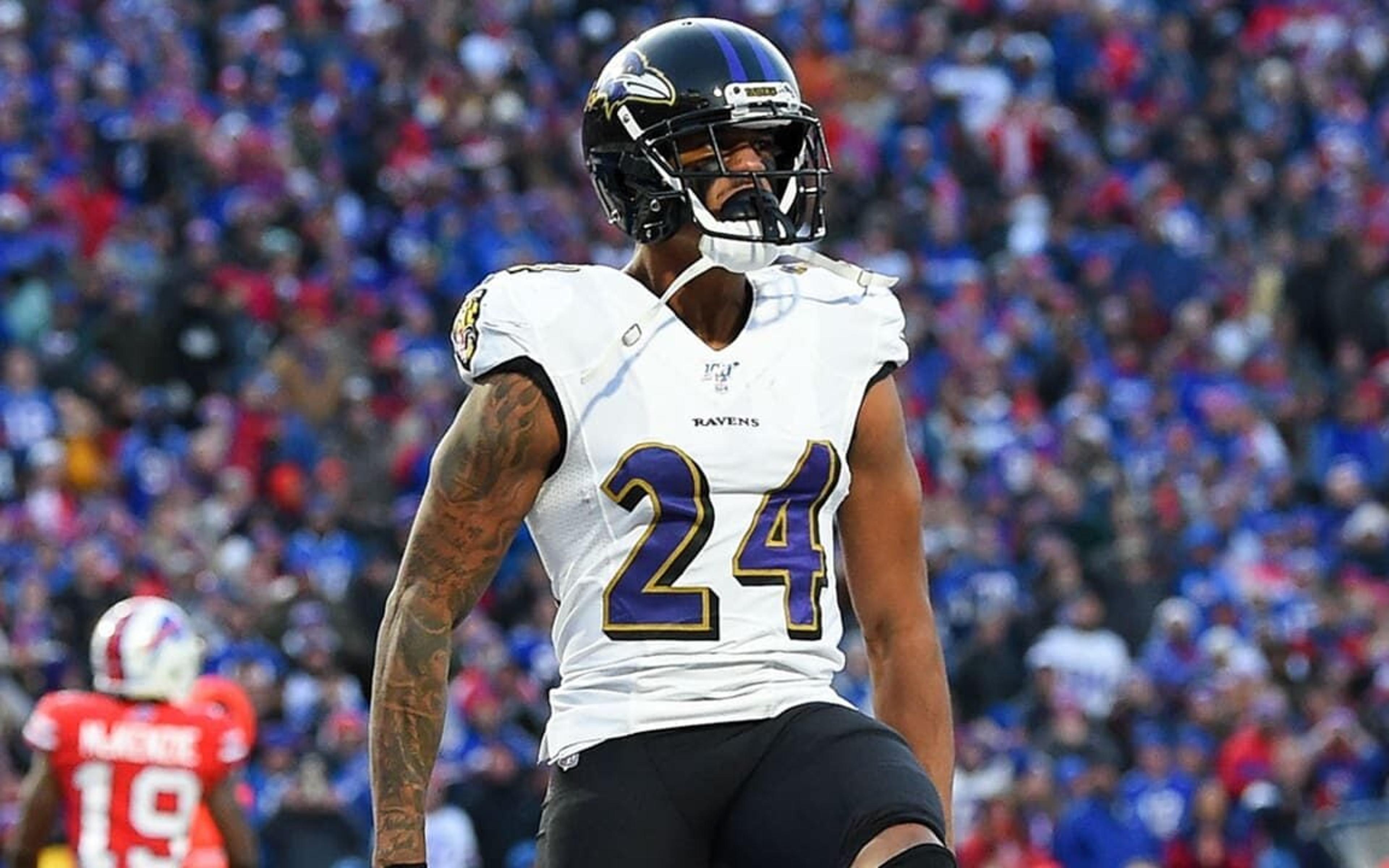 Marcus Peters está próximo de ser contratado pelo Las Vegas Raiders