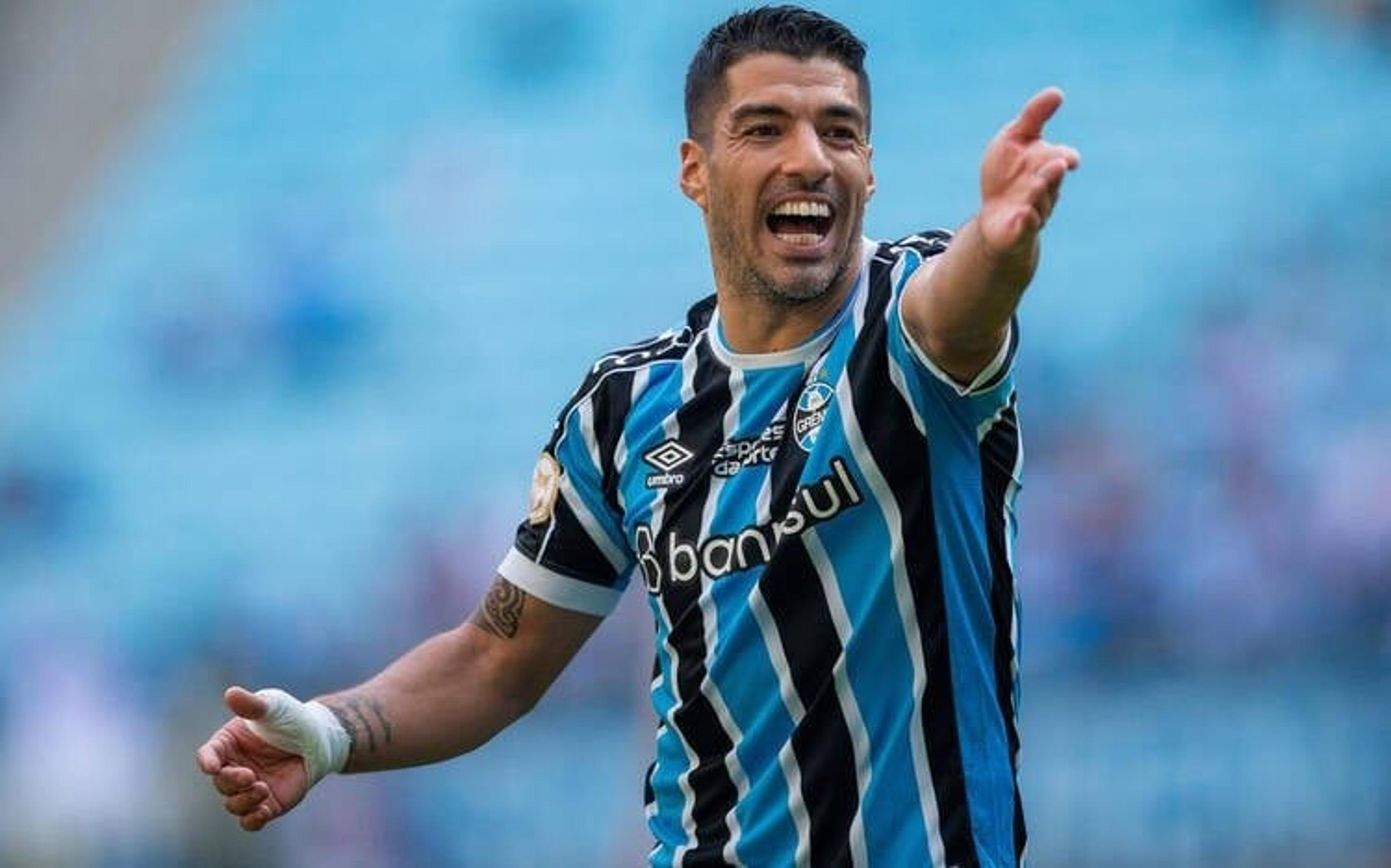 Confira a média de gols de Suárez pelo Grêmio 