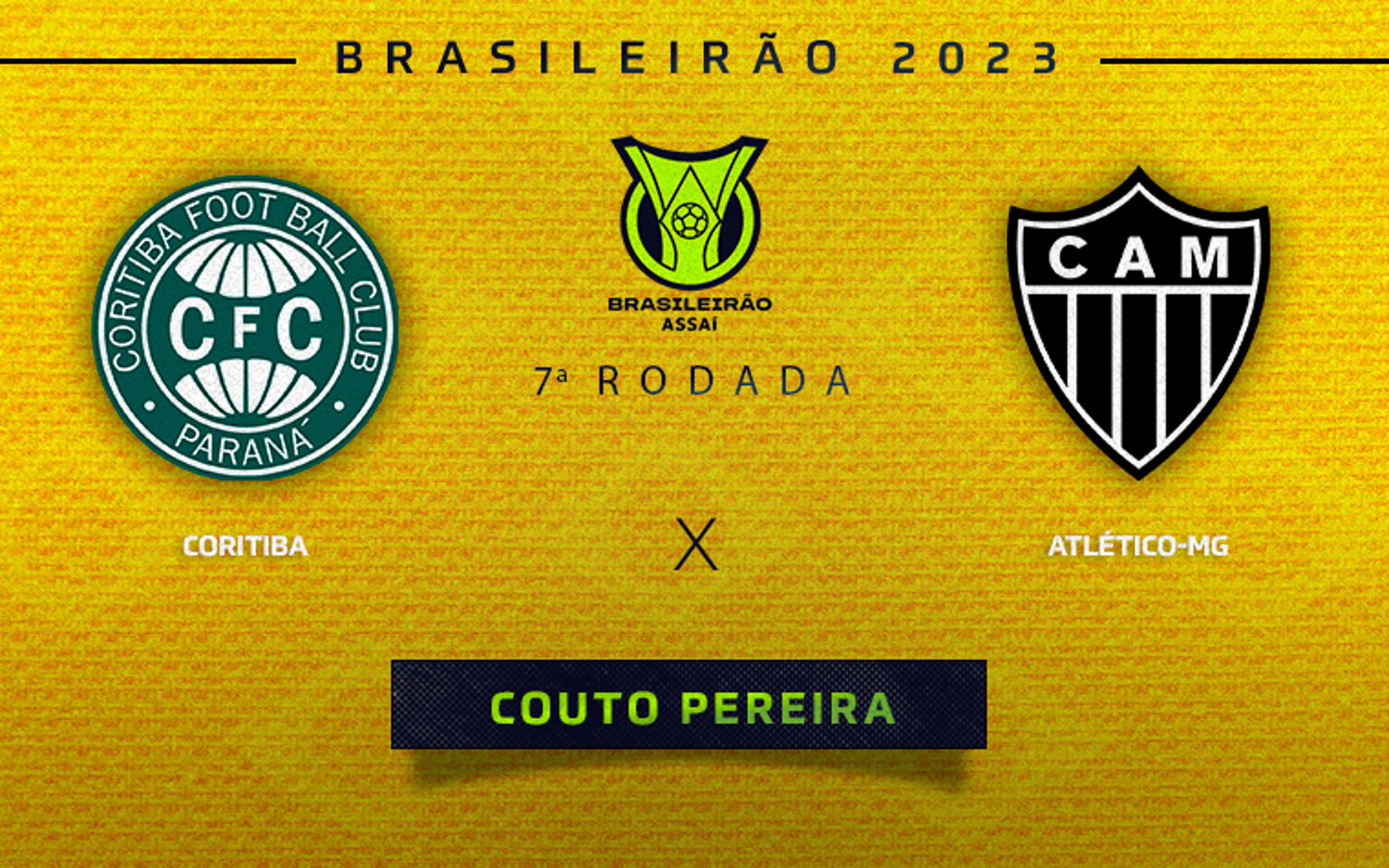 Coritiba x Atlético-MG: onde assistir, prováveis times e desfalques