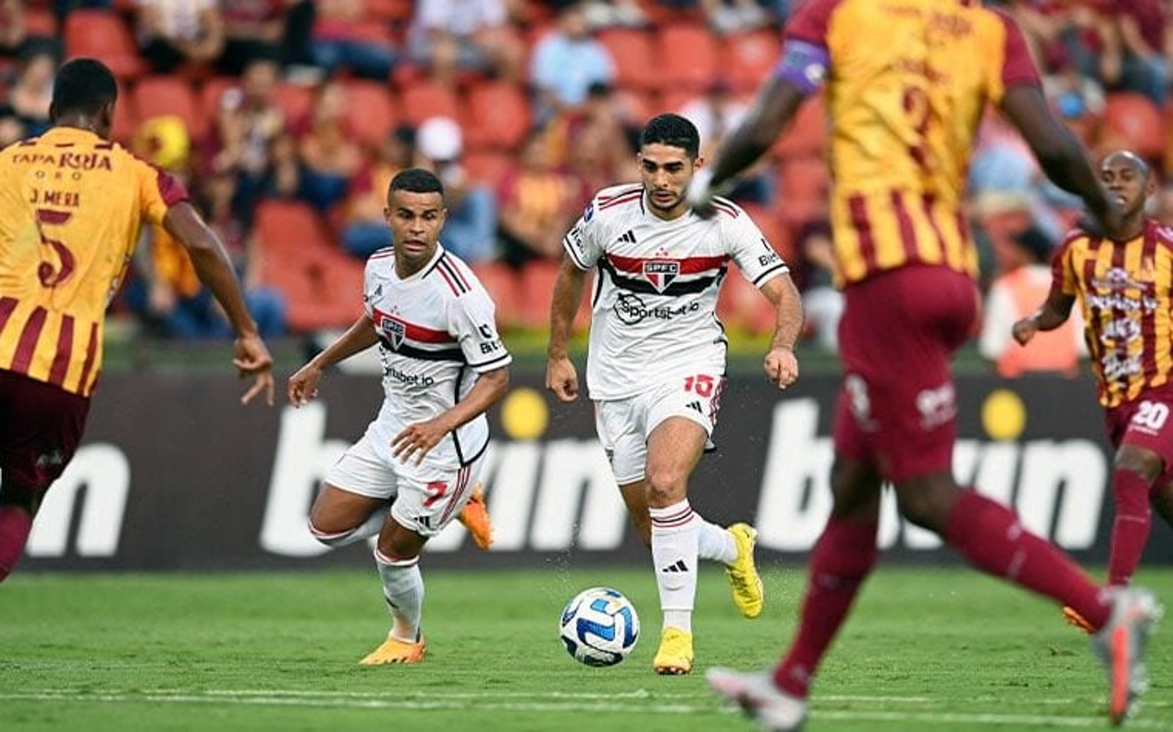 Veja os melhores momentos do empate do Tolima com o São Paulo pela Copa Sul-Americana