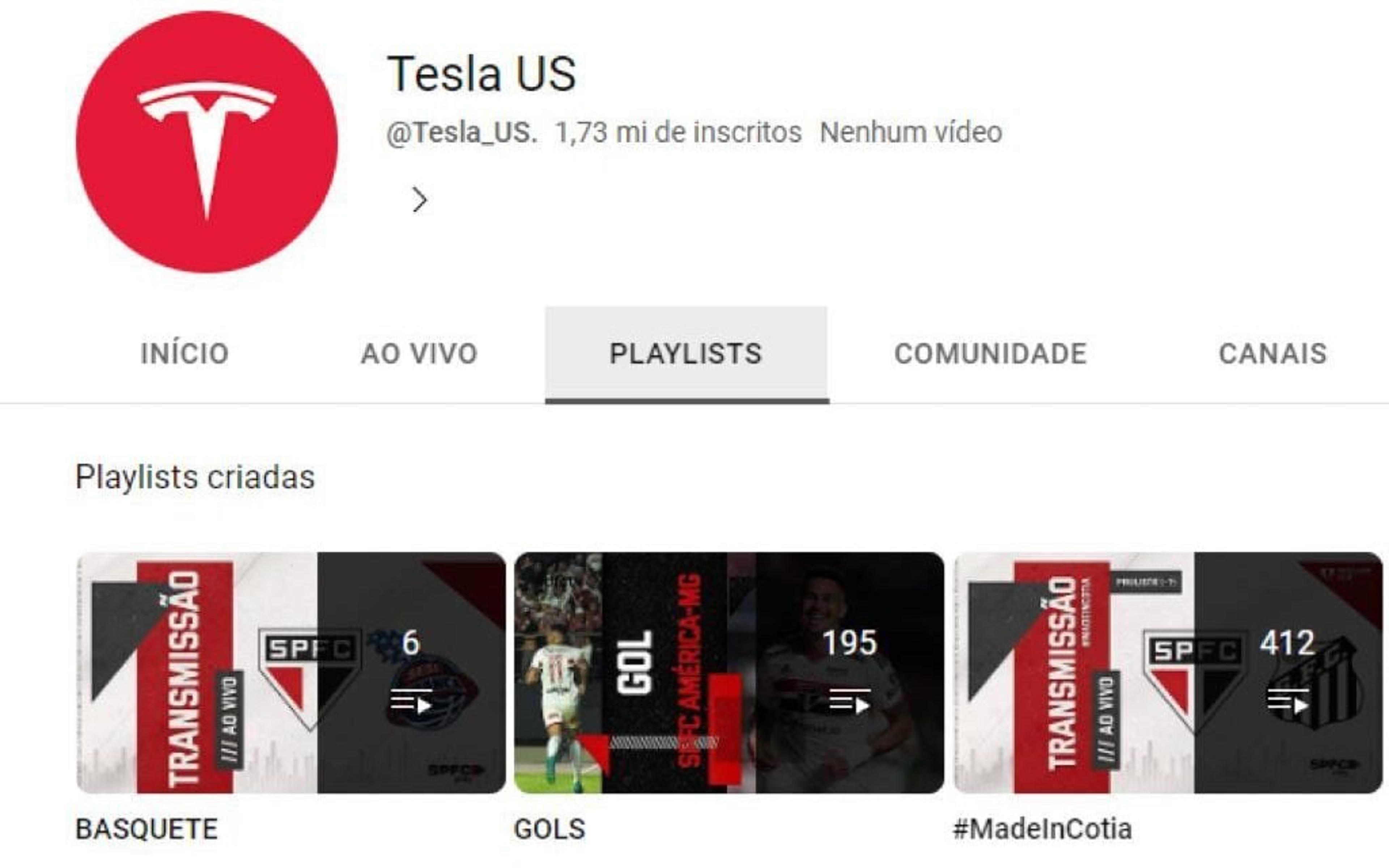 Elon Musk tricolor? Canal do São Paulo no Youtube sofre ataque e hackers transmitem live de bilionário