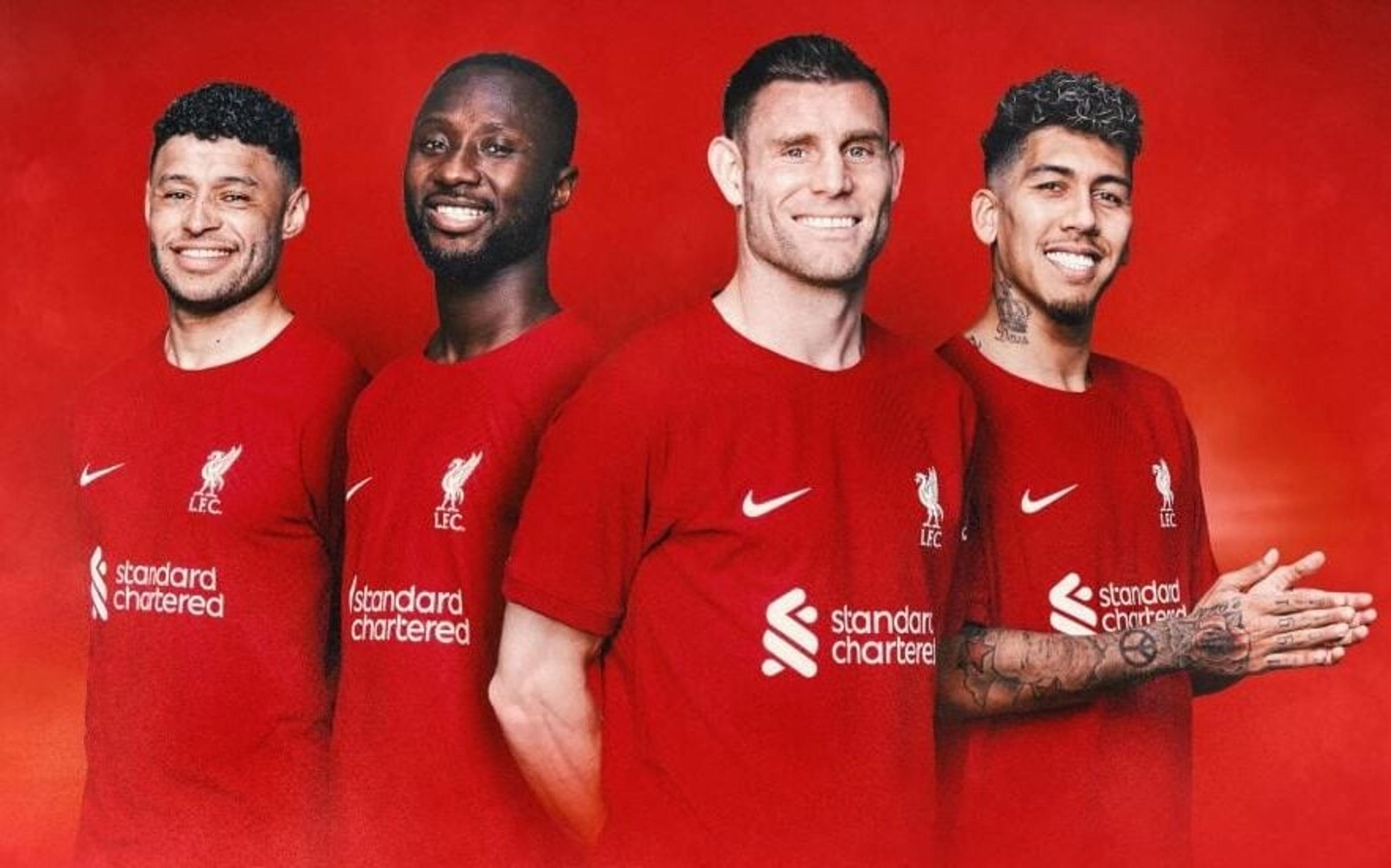 Liverpool confirma saída de quarteto ao fim da temporada; atacante brasileiro é um deles