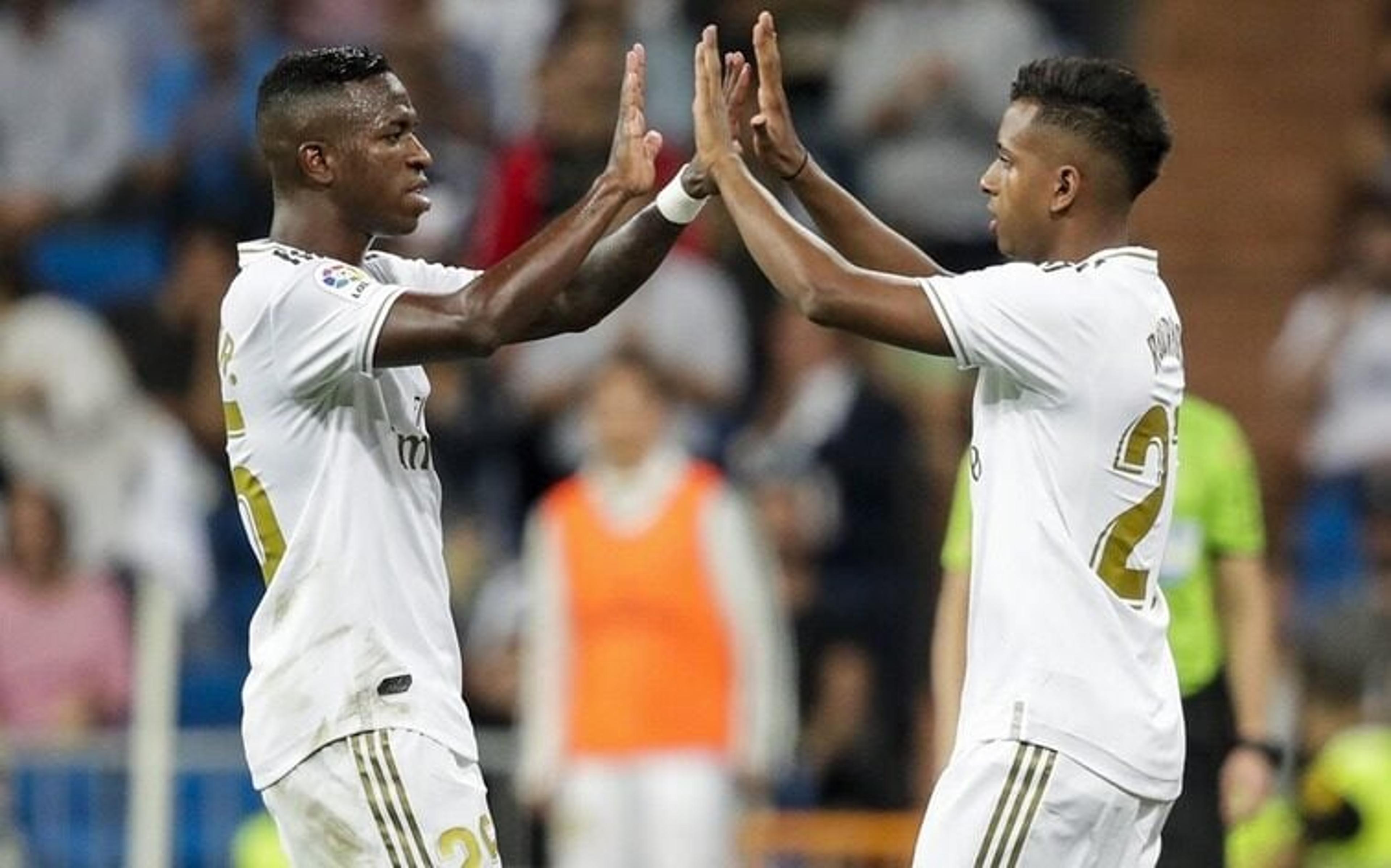 Galvão Bueno comemora momento de Vinícius Jr e Rodrygo na Espanha e destaca: ‘Futuro é deles’