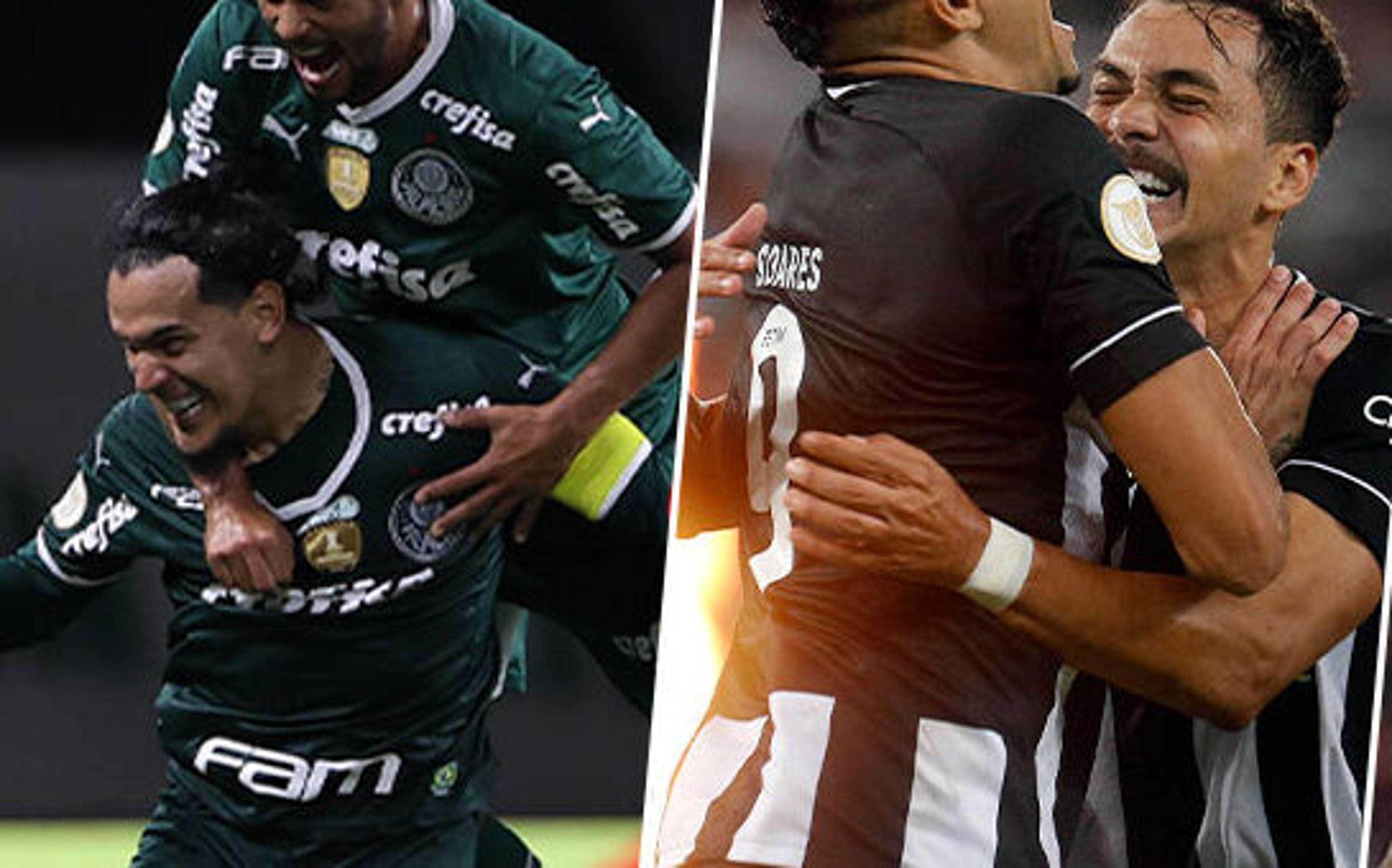 Palmeiras e Botafogo chegam aos 50 gols no ano; veja o ranking geral da temporada