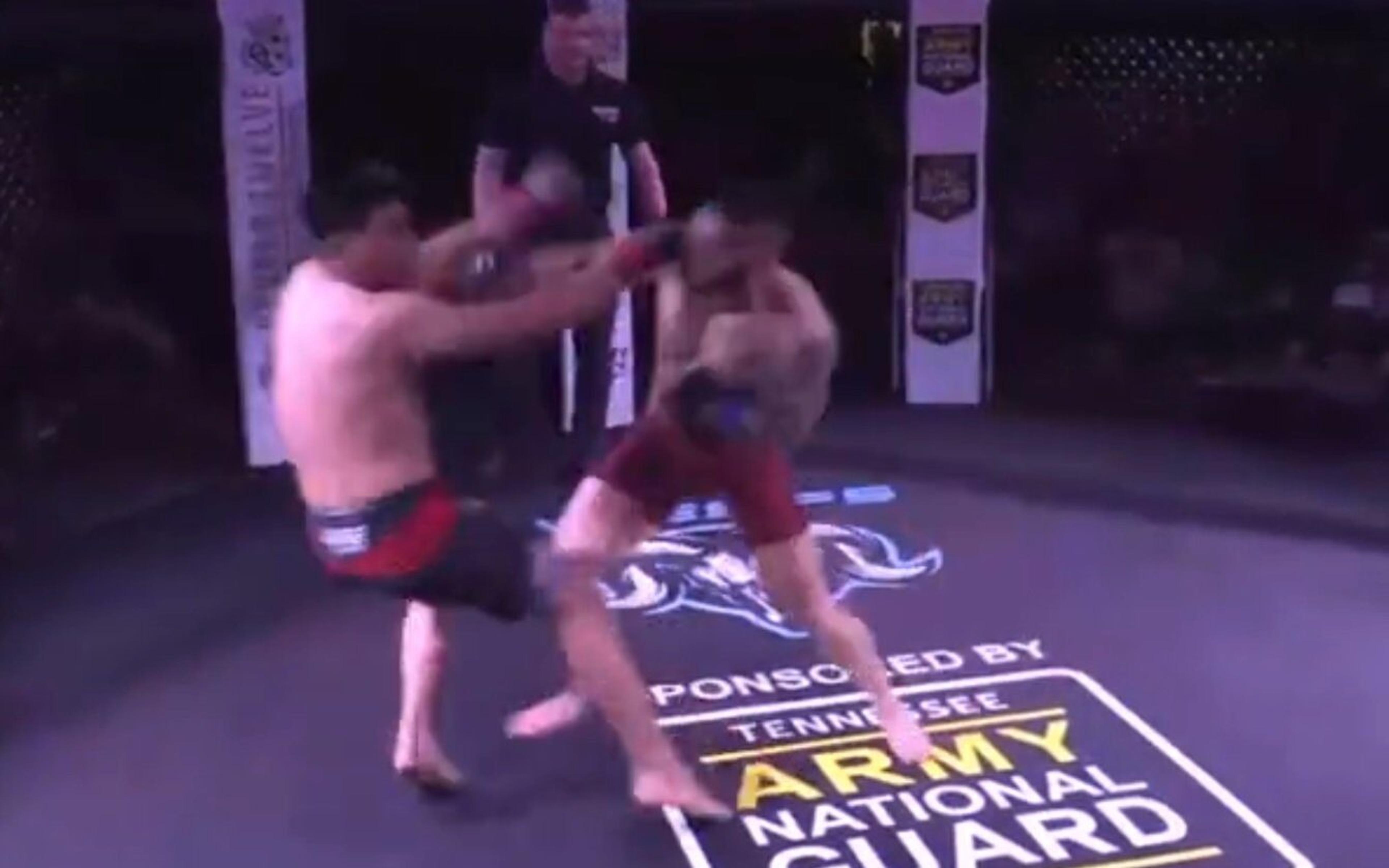 VÍDEO: lutador nocauteia adversário em apenas dois segundos no MMA