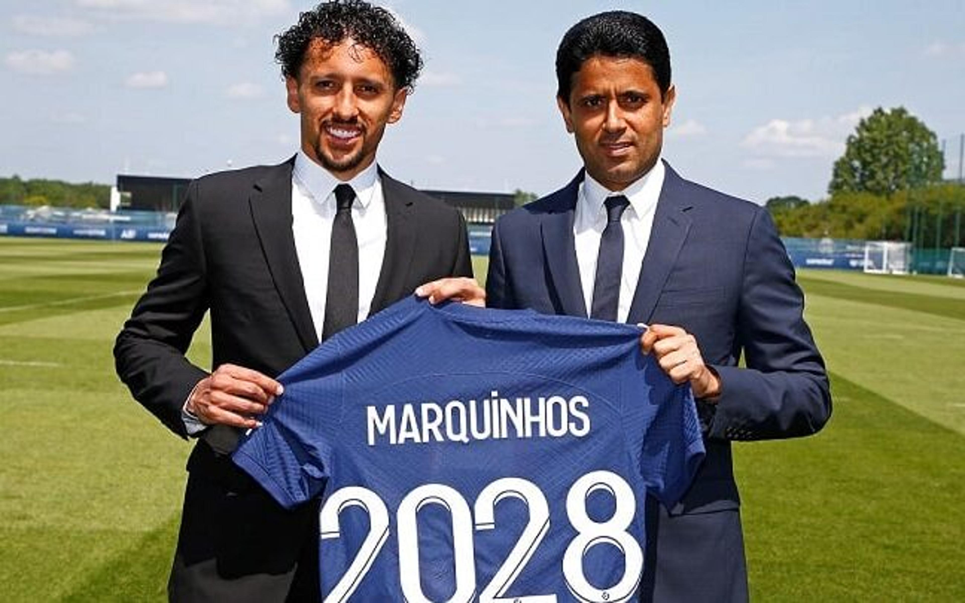 PSG anuncia renovação de contrato de Marquinhos por quatro anos