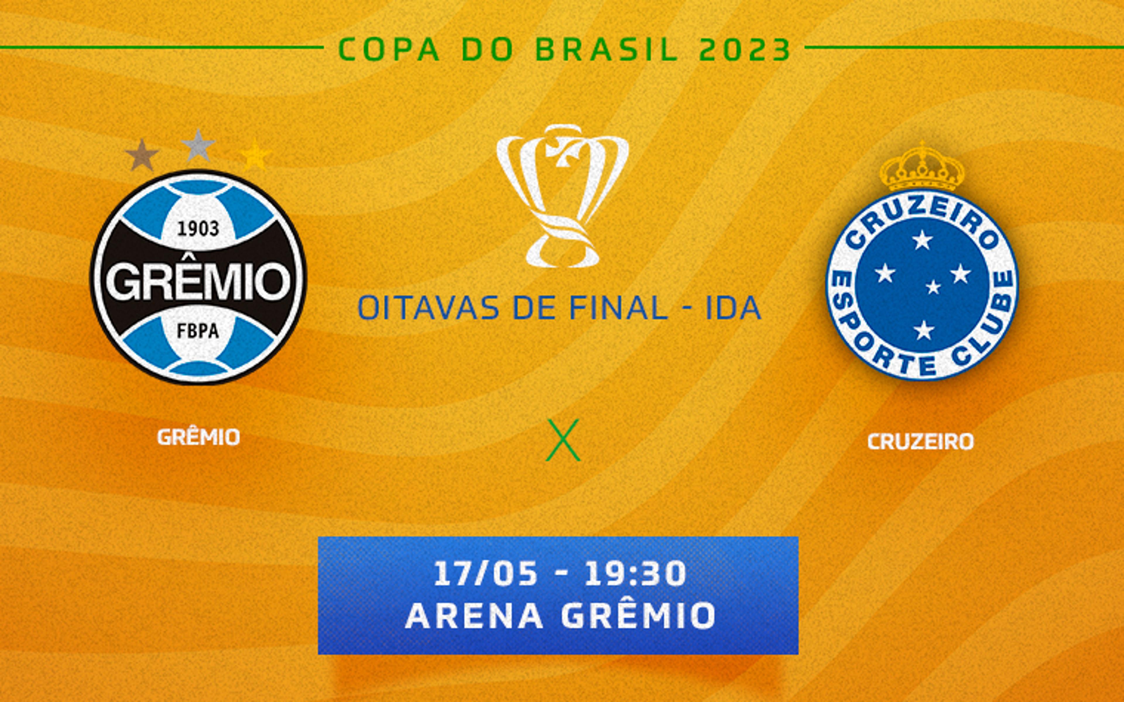 Grêmio x Cruzeiro: onde assistir, prováveis times e desfalques