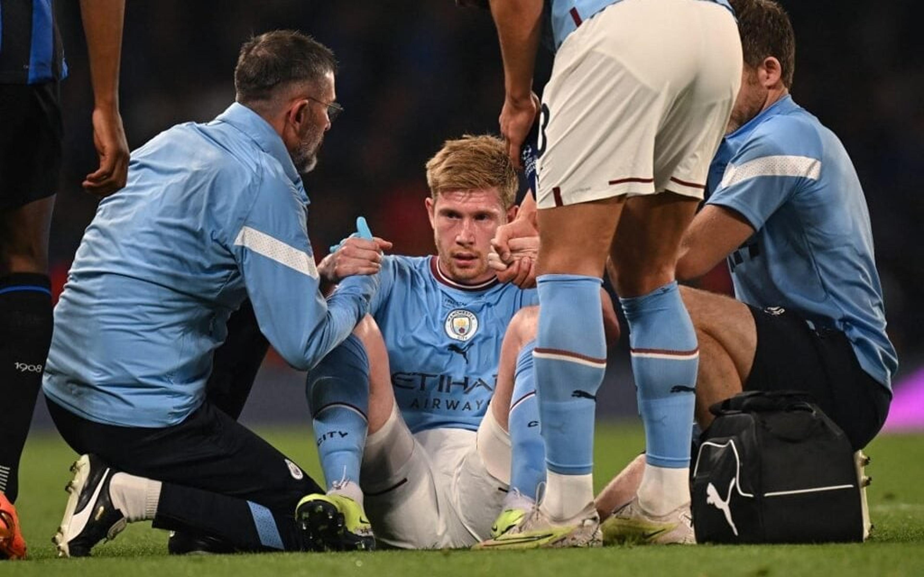 Astro do Manchester City, De Bruyne lamenta lesão em final da Champions League: ‘Meses duros para mim’