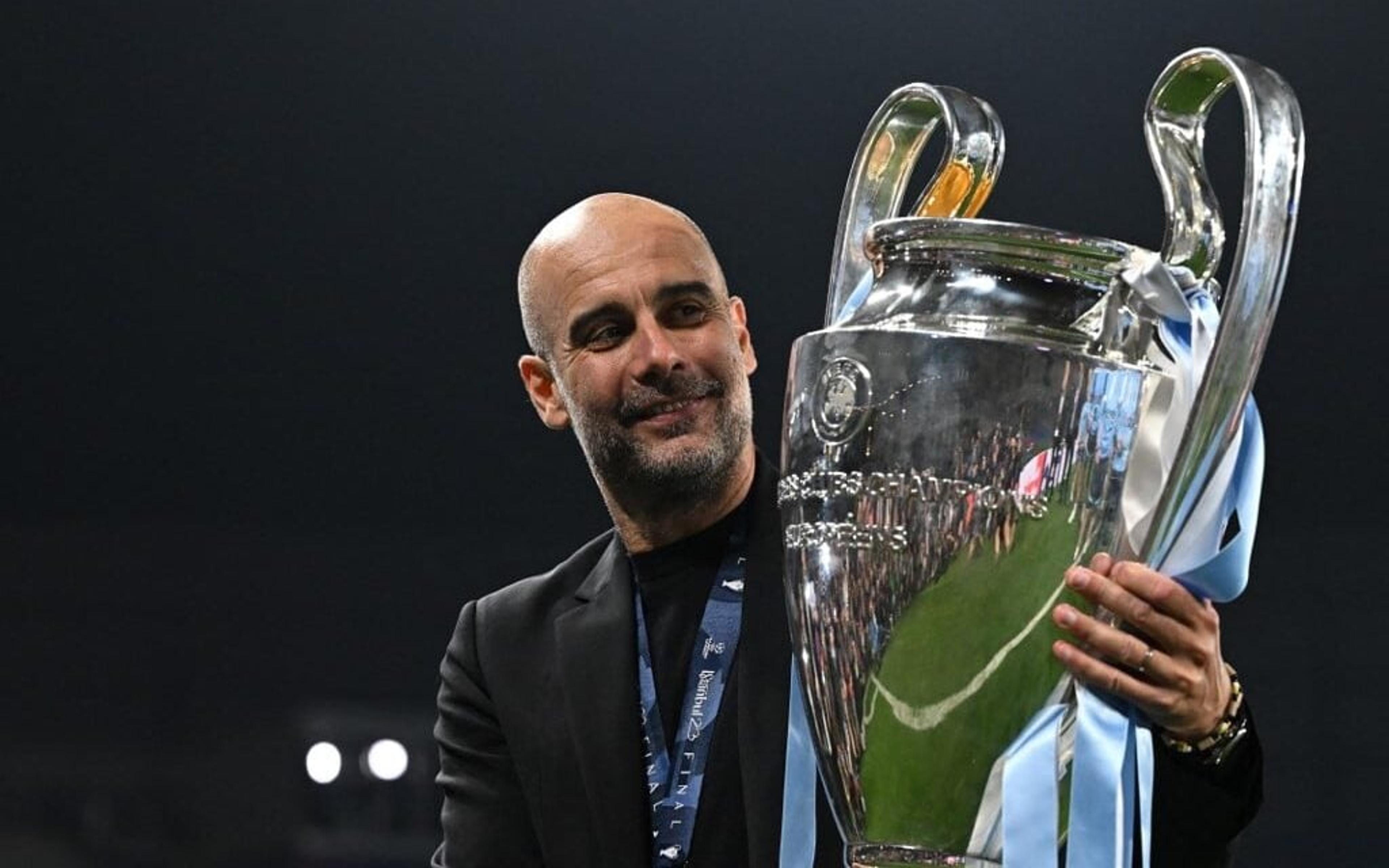 Pode esperar? Campeão da Champions League com Manchester City, Pep Guardiola manda recado para Real Madrid: ‘Faltam só 13’