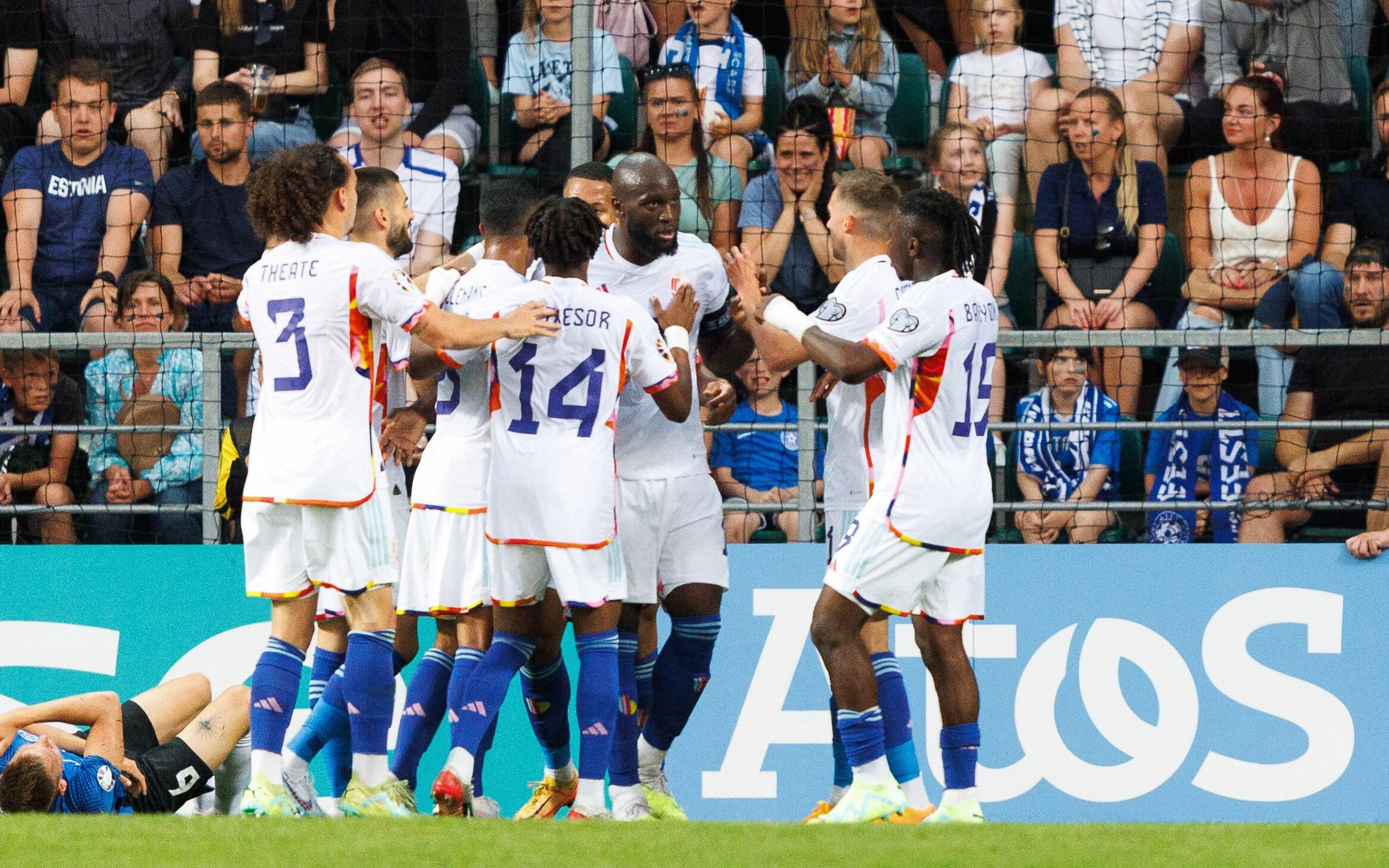 Sem sustos, Bélgica vence Estônia fora de casa pelo Grupo F das Eliminatórias da Euro