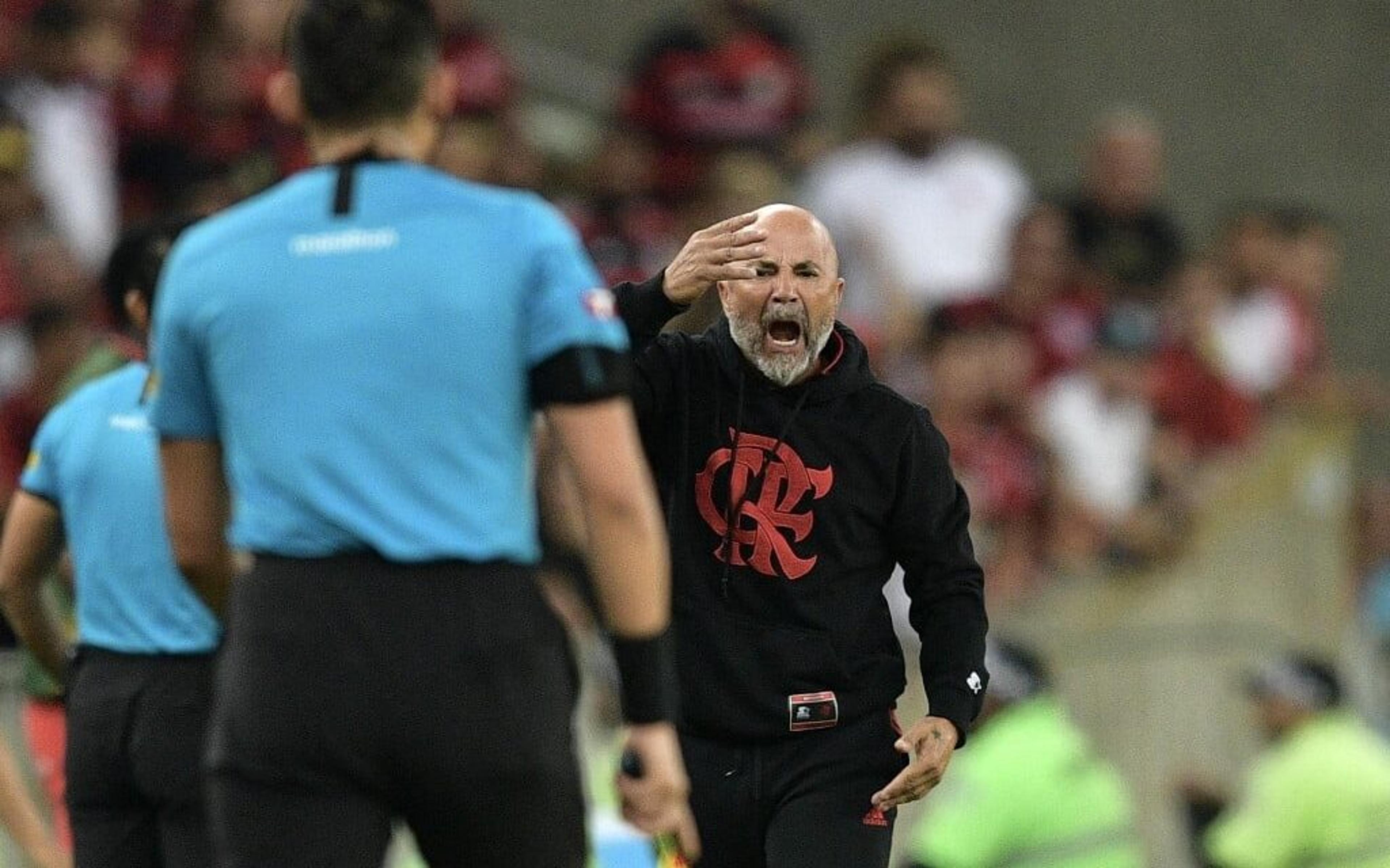 Sampaoli analisa oscilação do Flamengo e exalta Bruno Henrique: ‘Muito importante’