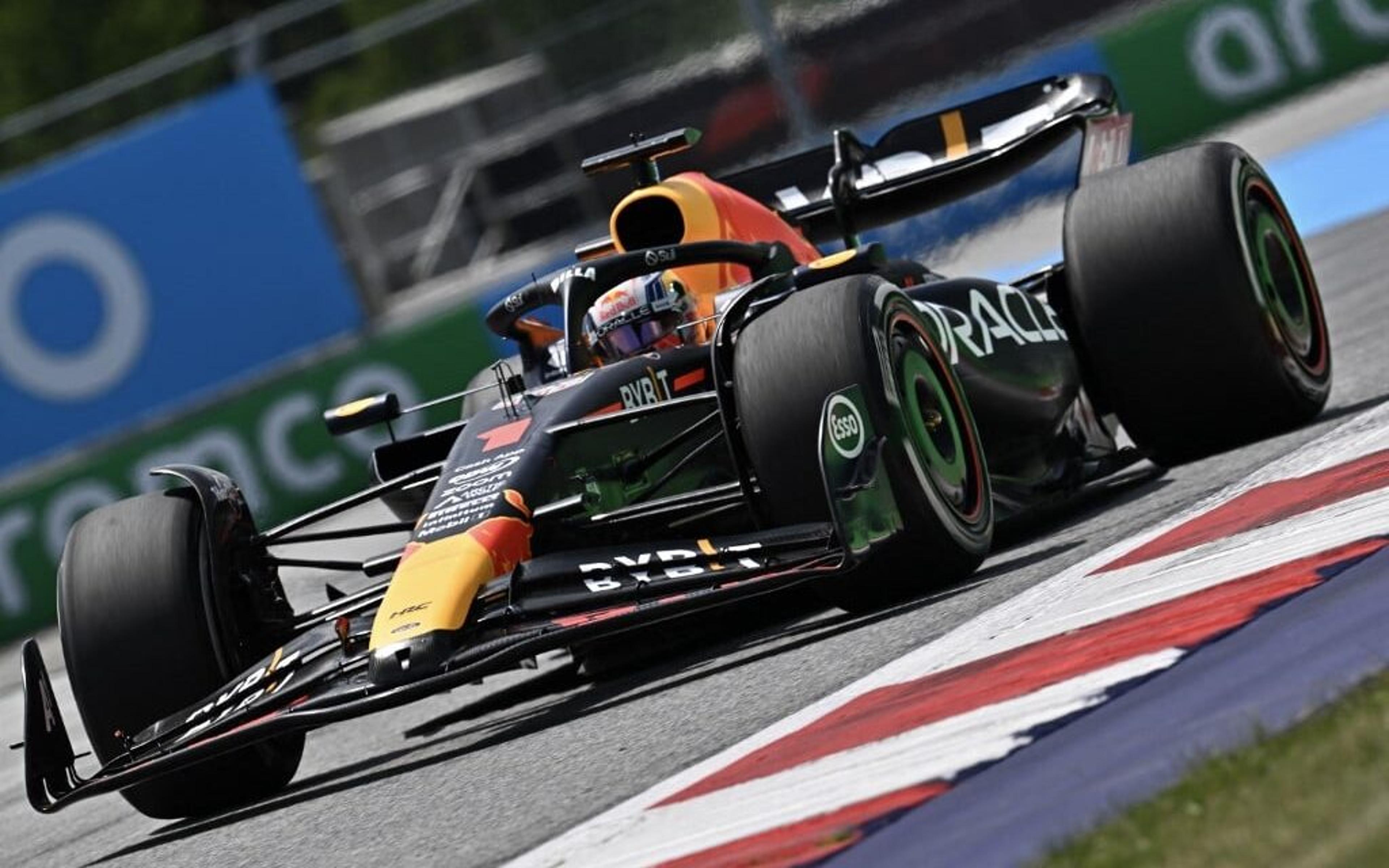 F1: Max Verstappen voa no fim com pneus médios e lidera treino livre do GP da Áustria