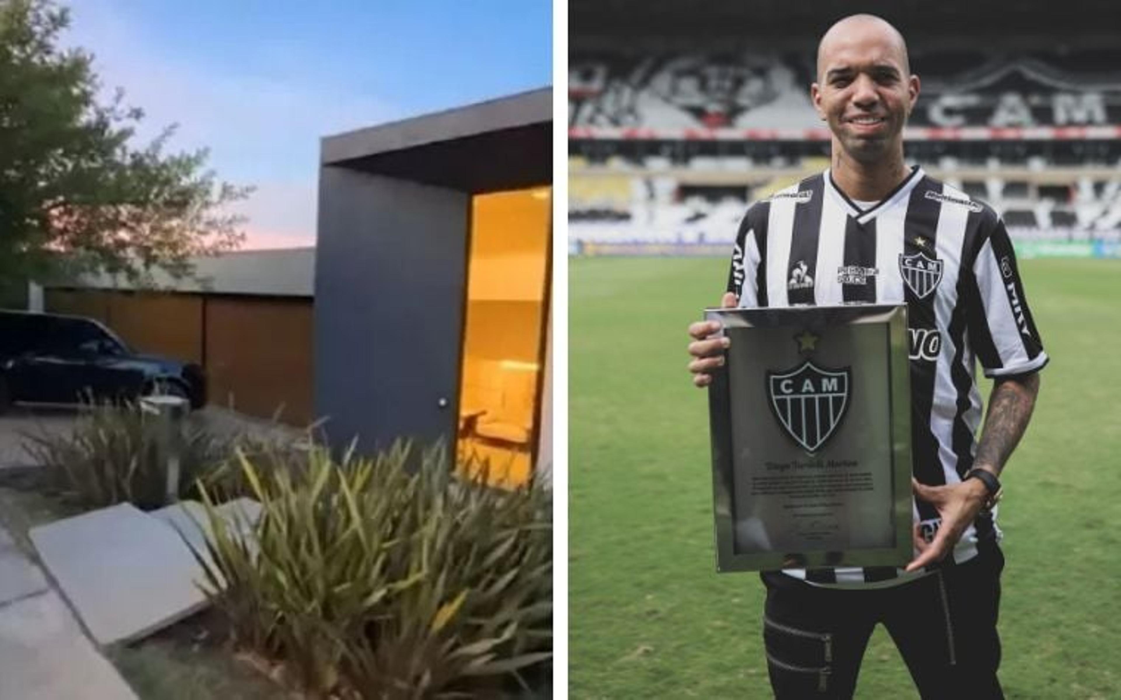 Ex-jogador do Atlético Mineiro Diego Tardelli coloca mansão milionária à venda; Veja fotos