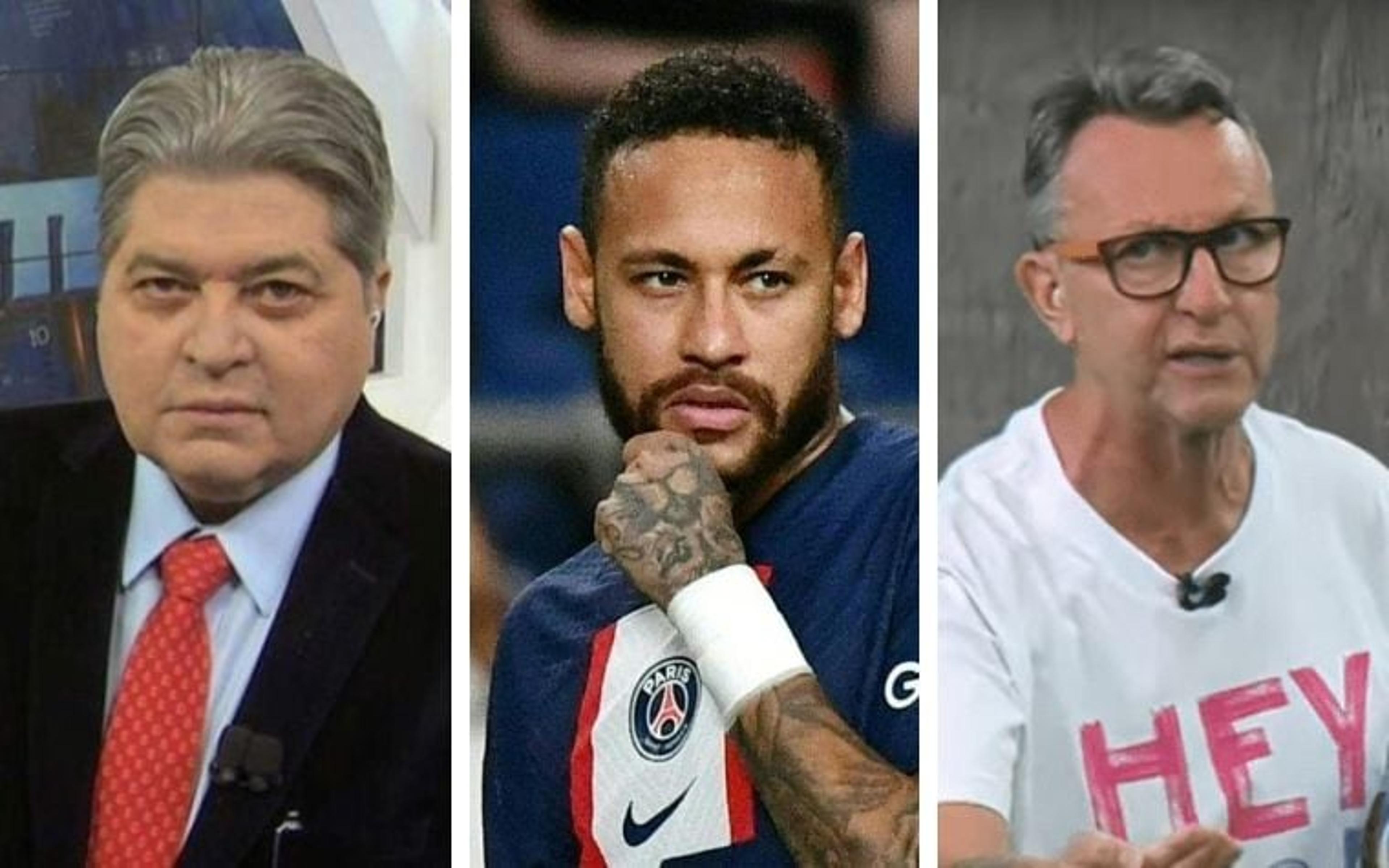 !Polêmica! Neto e Datena detonam Neymar e o pai do jogador: ‘Pensam que são deuses’