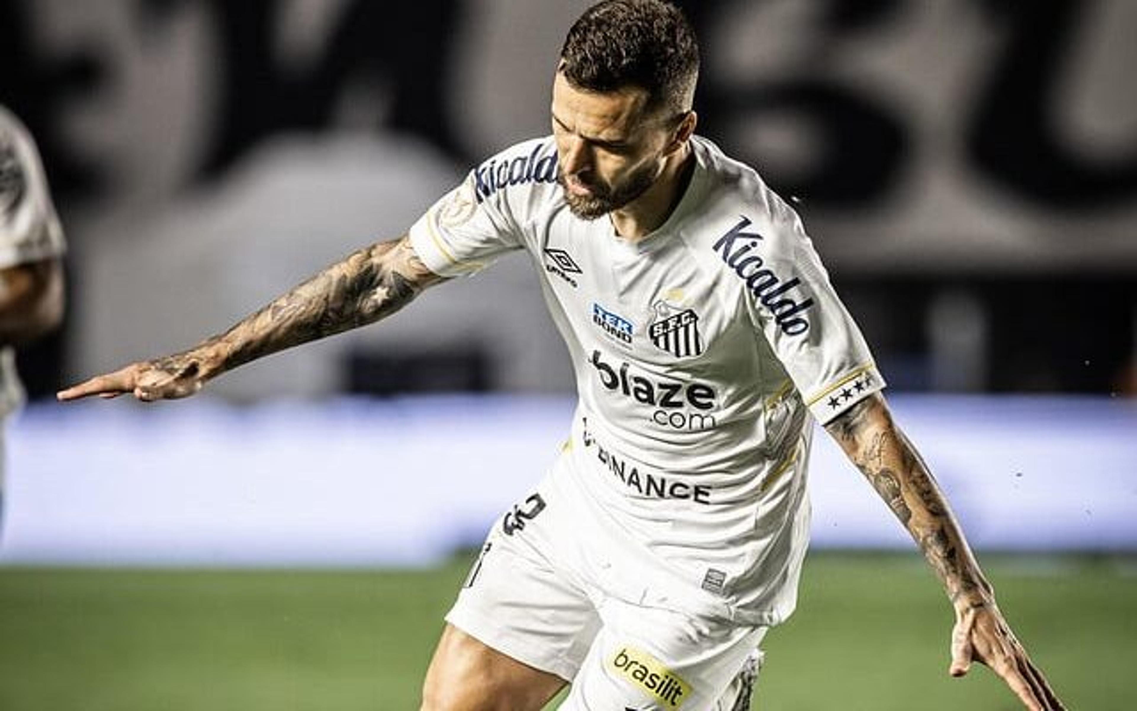 Próximo de bater recorde de Neymar, Lucas Lima consolida boa fase no Santos e vai além das assistências