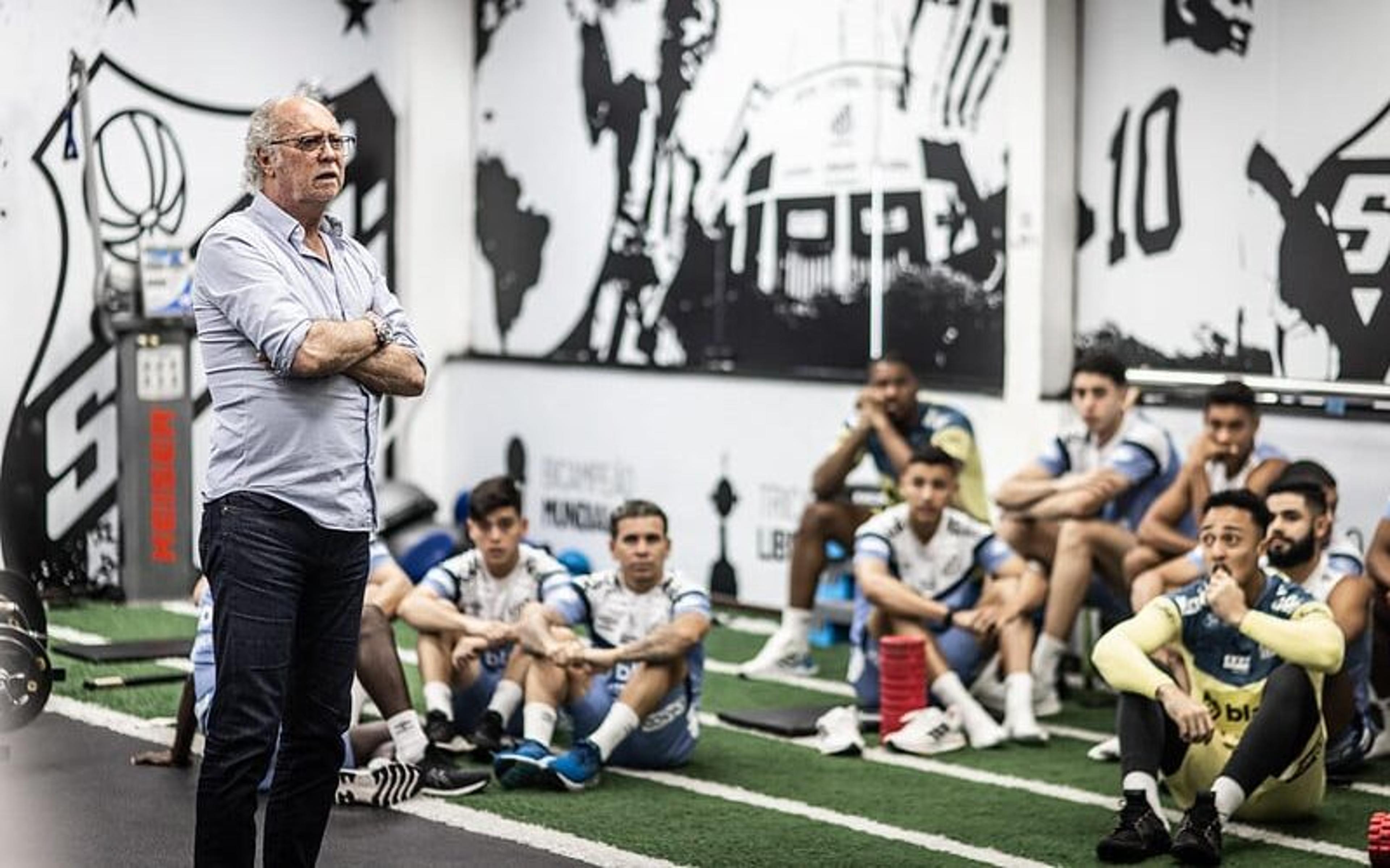 Por que Falcão não foi o técnico interino do Santos contra o Flamengo