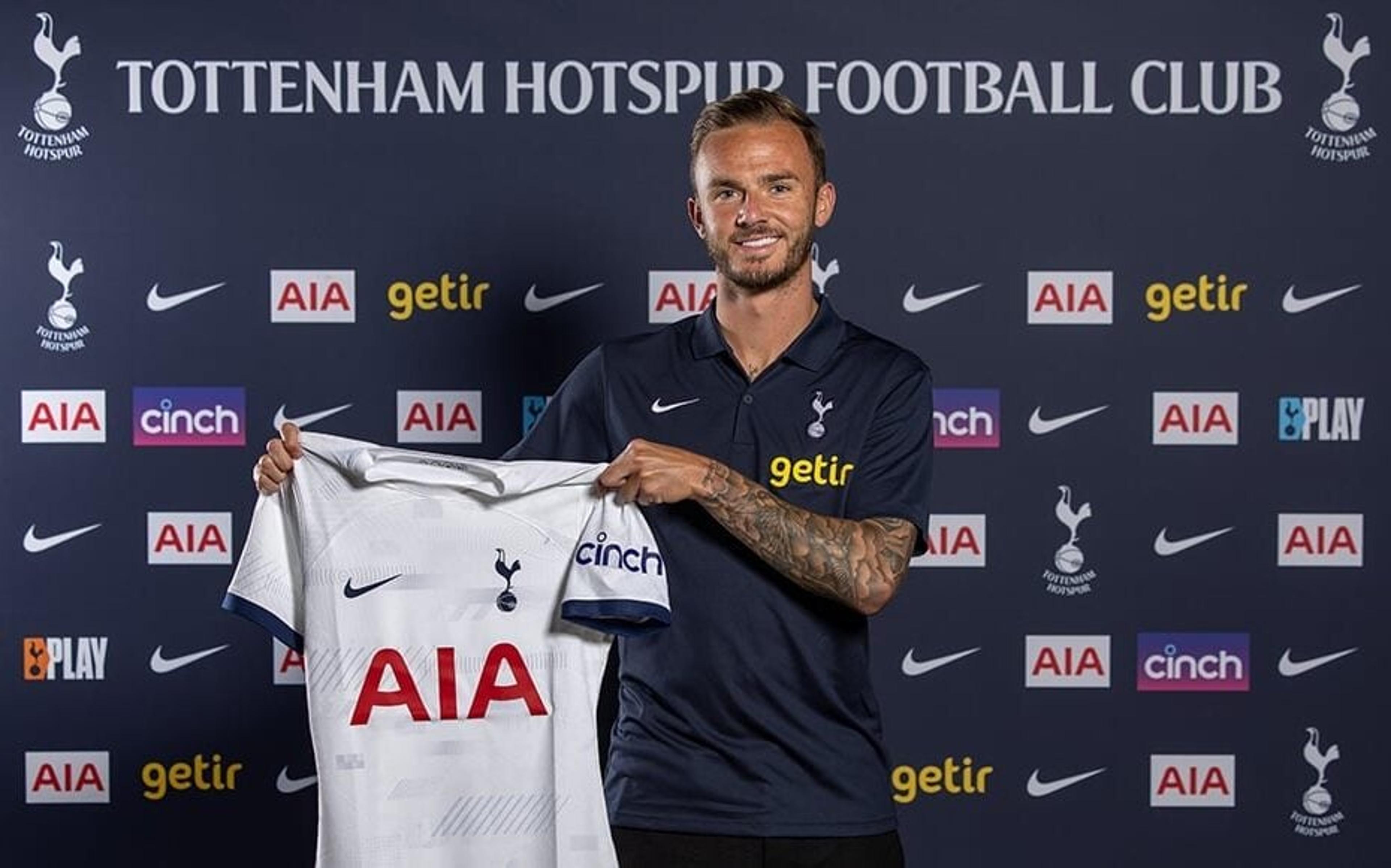 Tottenham anuncia contratação de James Maddison, ex-Leicester