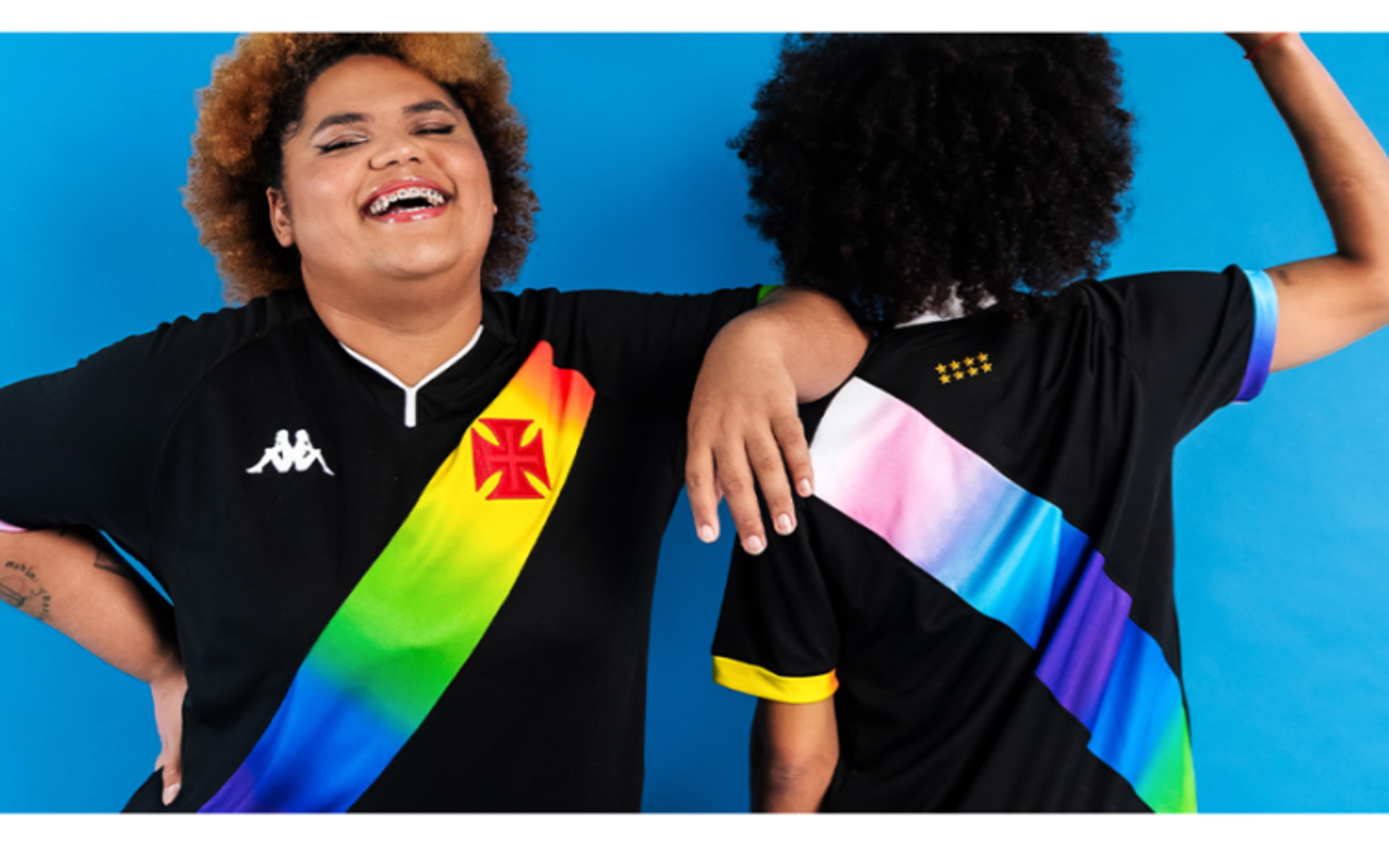 Vasco lança nova camisa em homenagem ao Orgulho LGBTQIAPN+