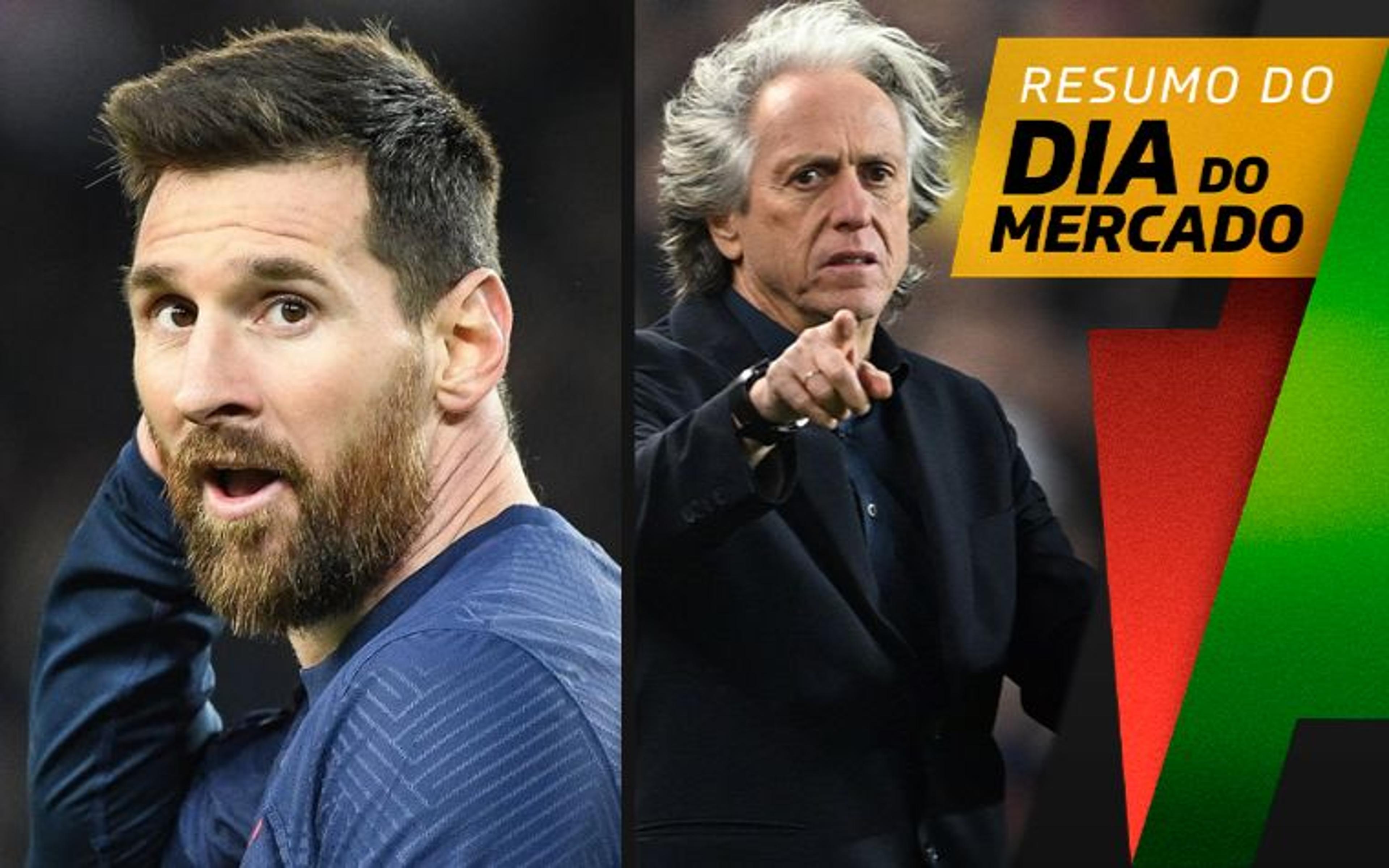 Messi é anunciado por novo clube, Jorge Jesus acerta com seleção… o Dia do Mercado!