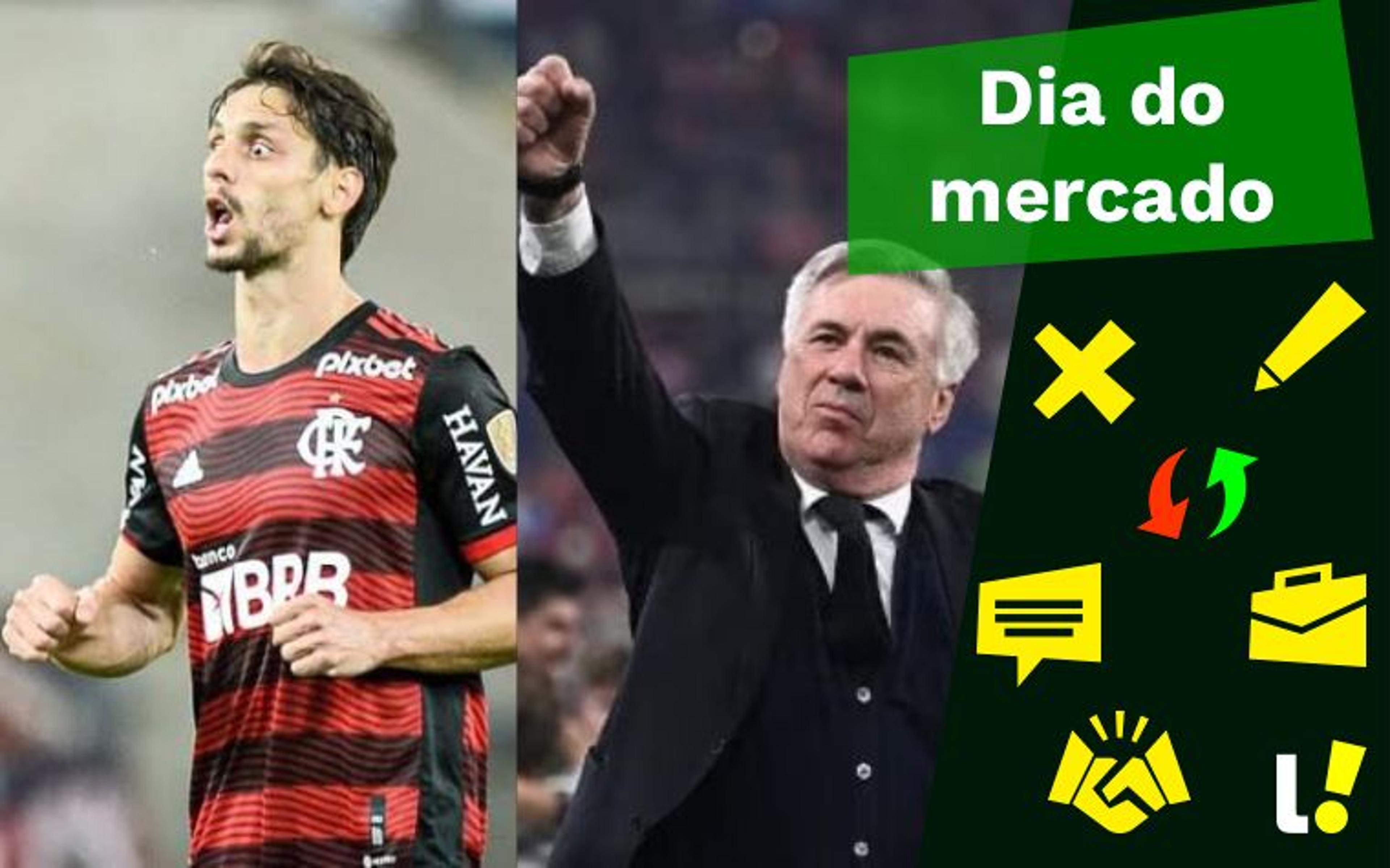 Clube da Série A quer Rodrigo Caio, CBF e Ancelotti ‘batem martelo’… O Dia do Mercado!