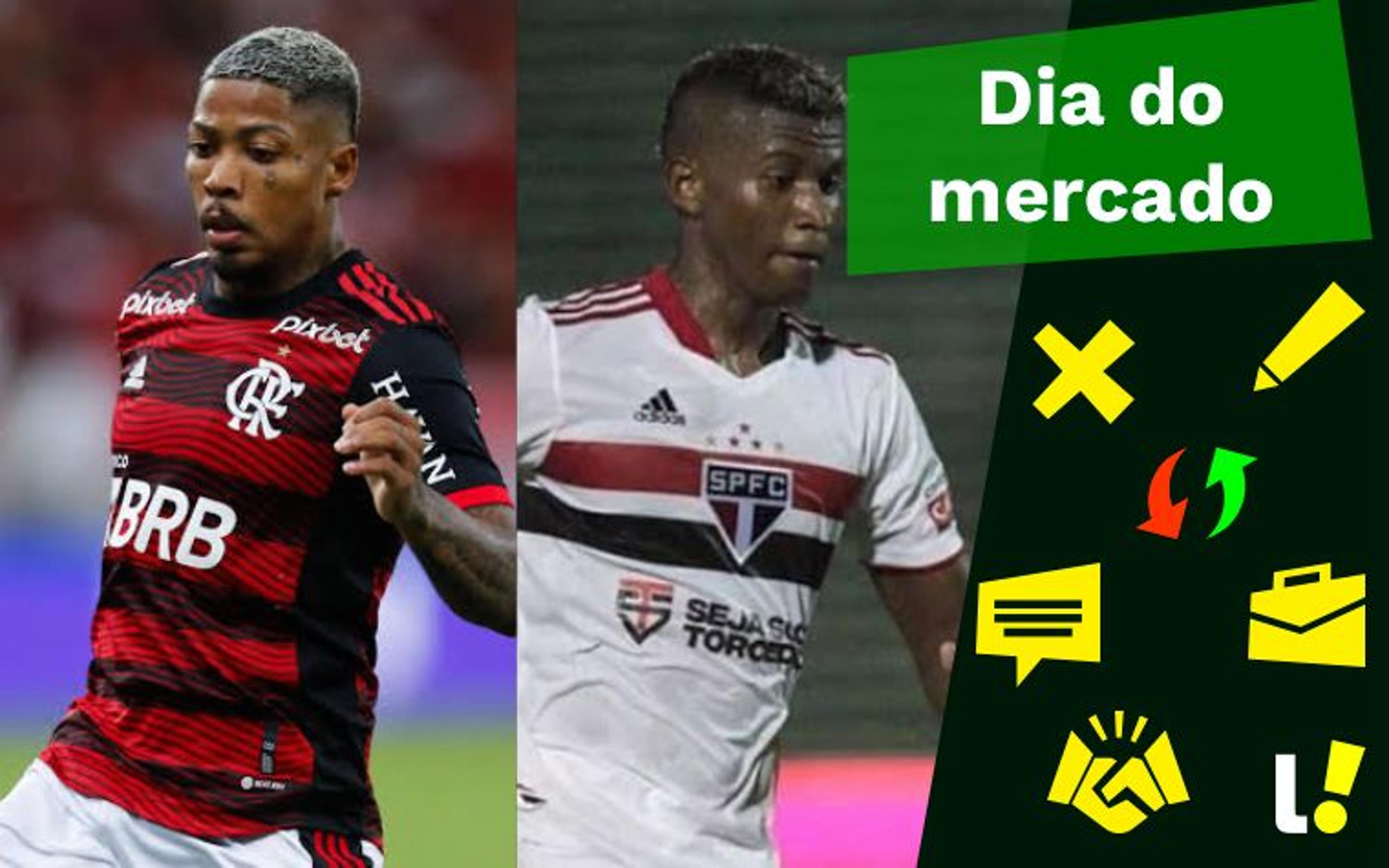 Marinho é anunciado por clube da Série A, São Paulo empresta Orejuela… O Dia do Mercado!