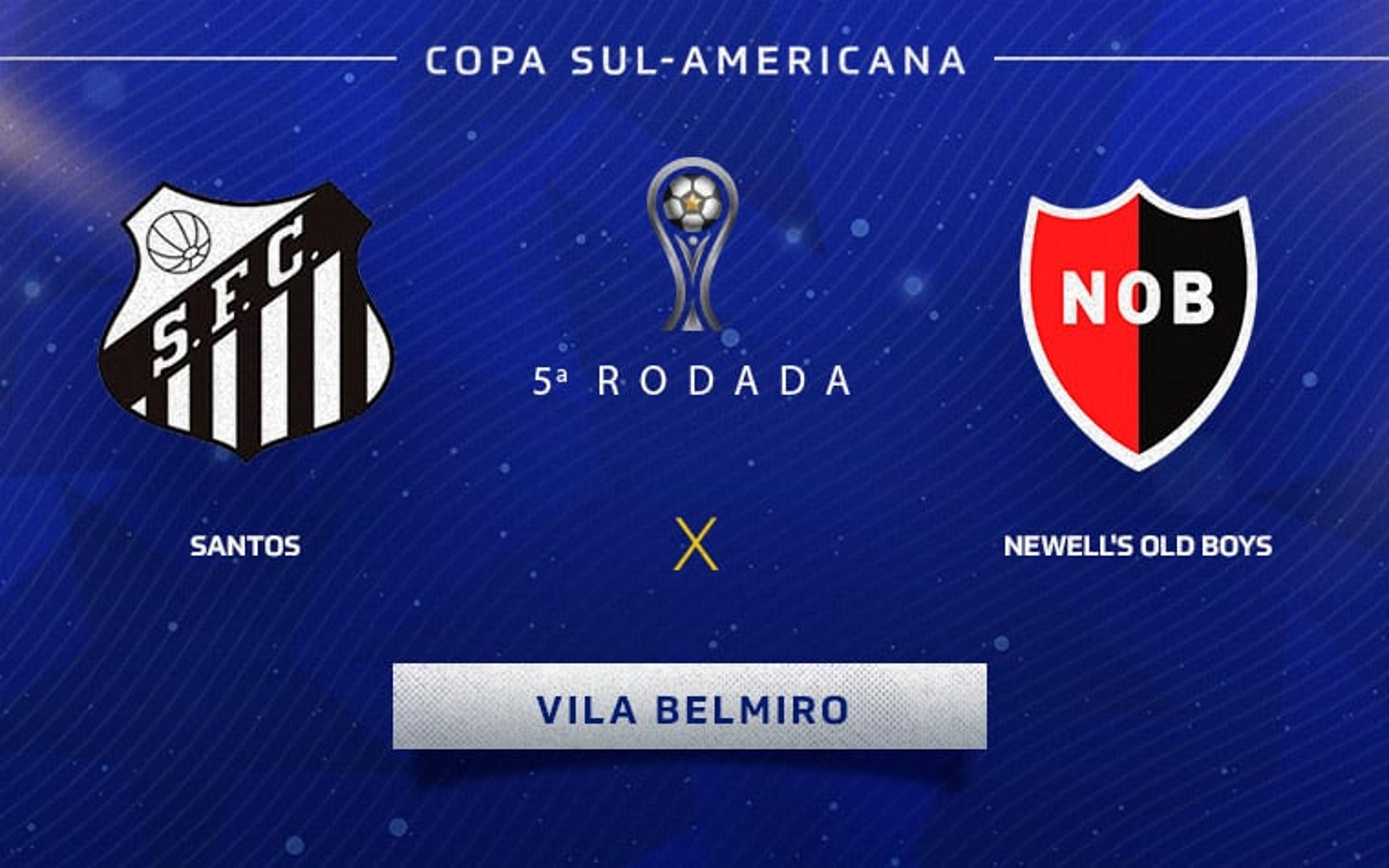 Santos x Newell’s Old Boys: onde assistir ao vivo, escalações e desfalques do jogo de hoje pela Sul-Americana