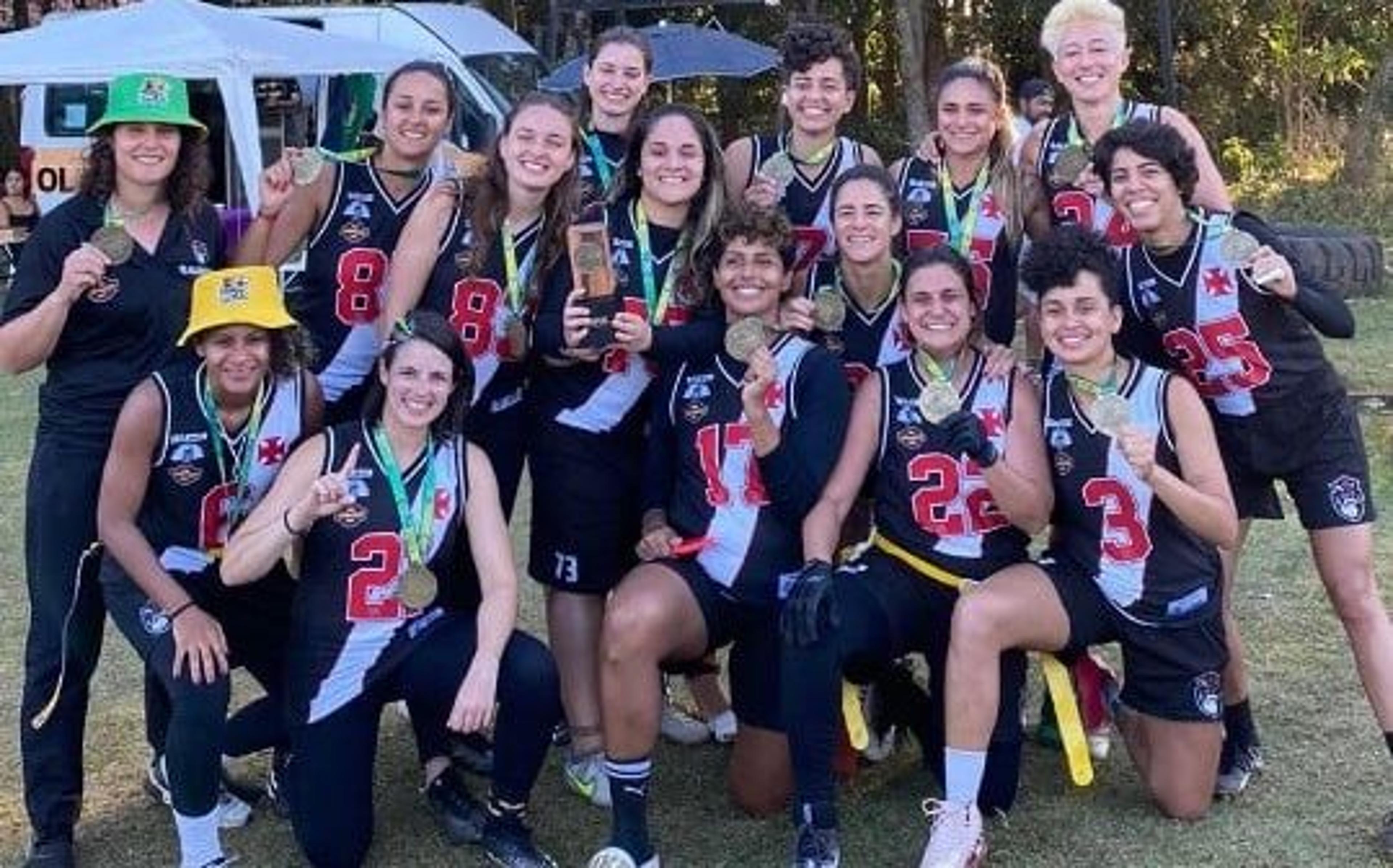 Vasco Almirantes, Cobrarés e Desterro Atlantis conquistam regionais femininas da Copa do Brasil de Flag Football