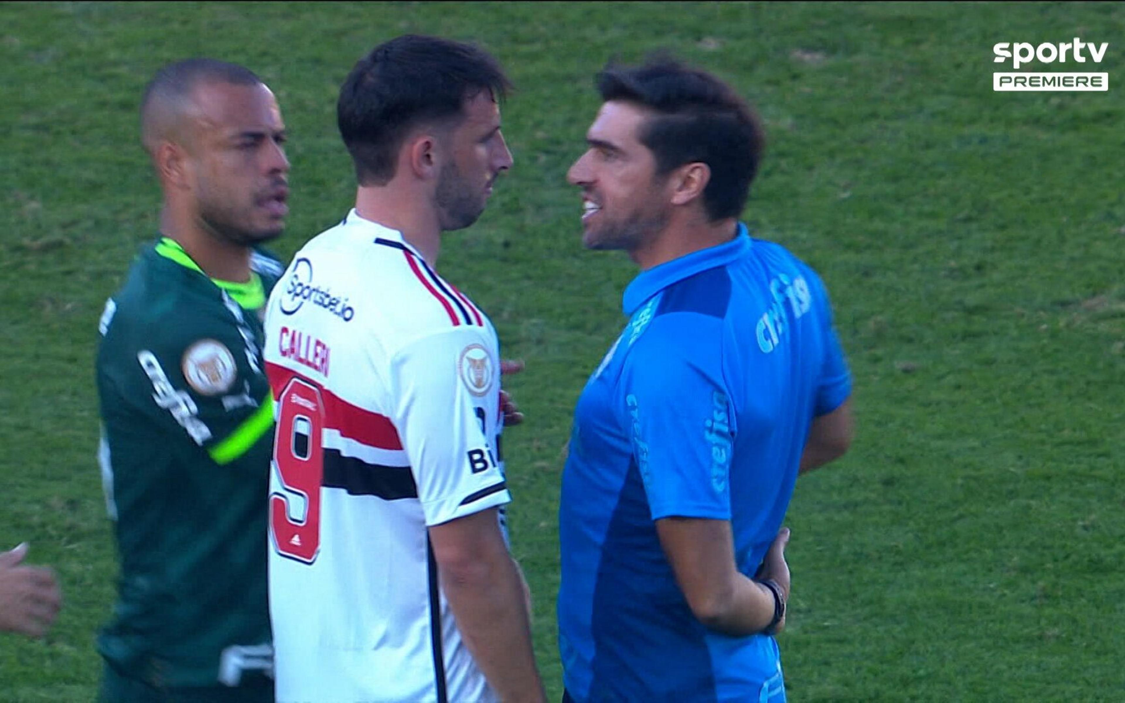 VÍDEO: TRETA! Abel Ferreira discute com Calleri no Choque-Rei; assista