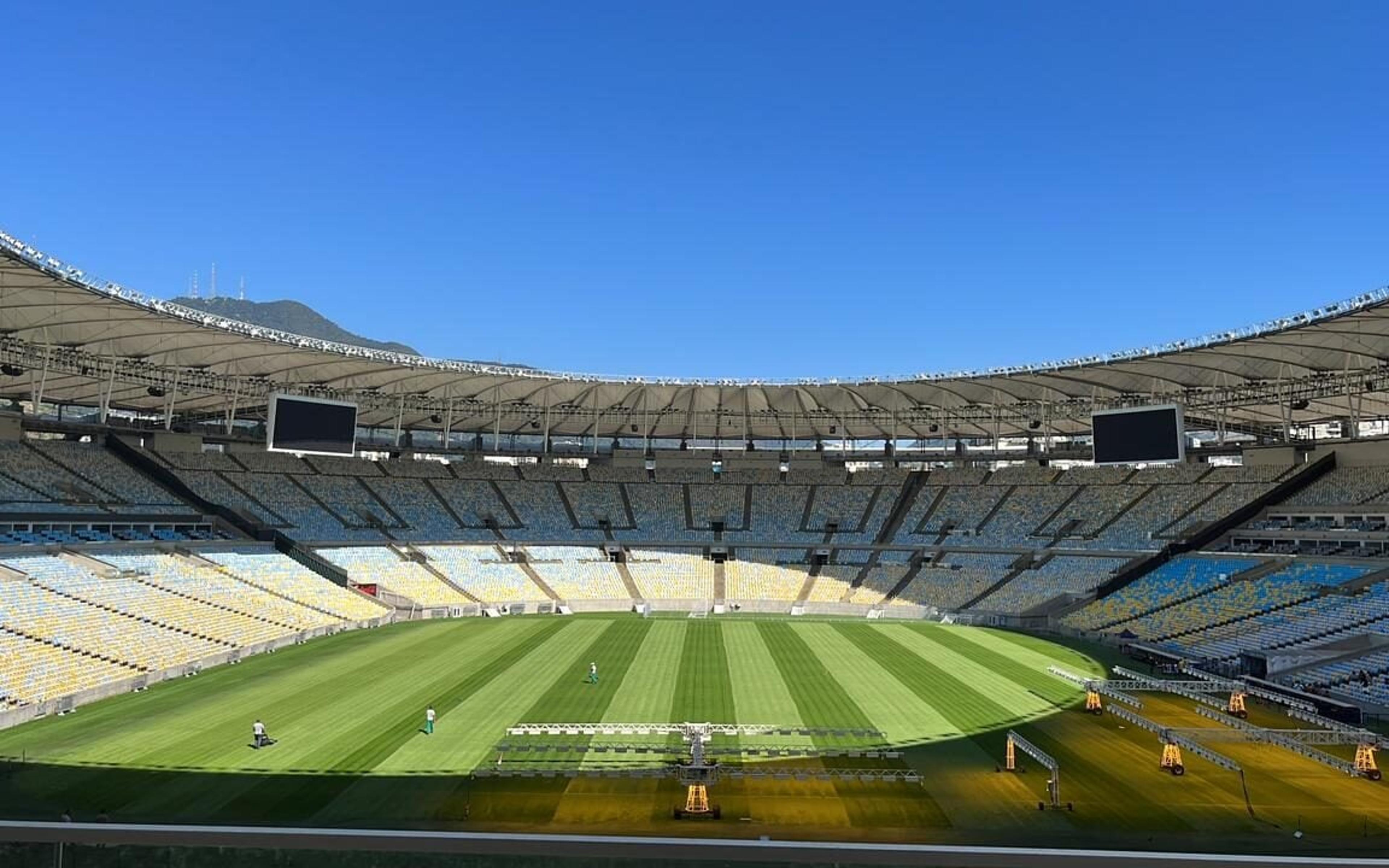 Antes e depois: entenda como o gramado do Maracanã reagiu ao processo de recuperação