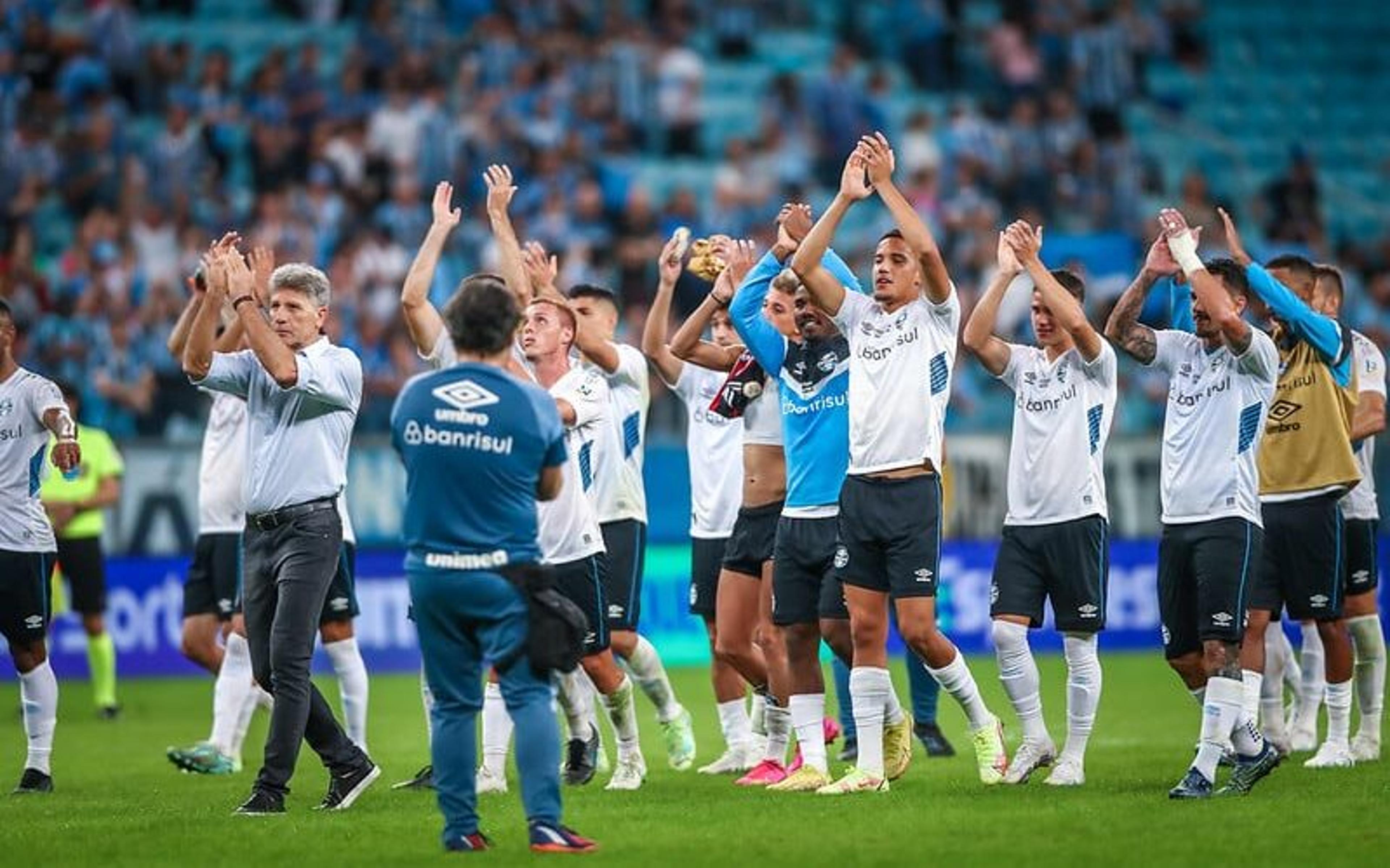 Desde inauguração da Arena, Grêmio jamais havia acumulado invencibilidade tão grande em casa