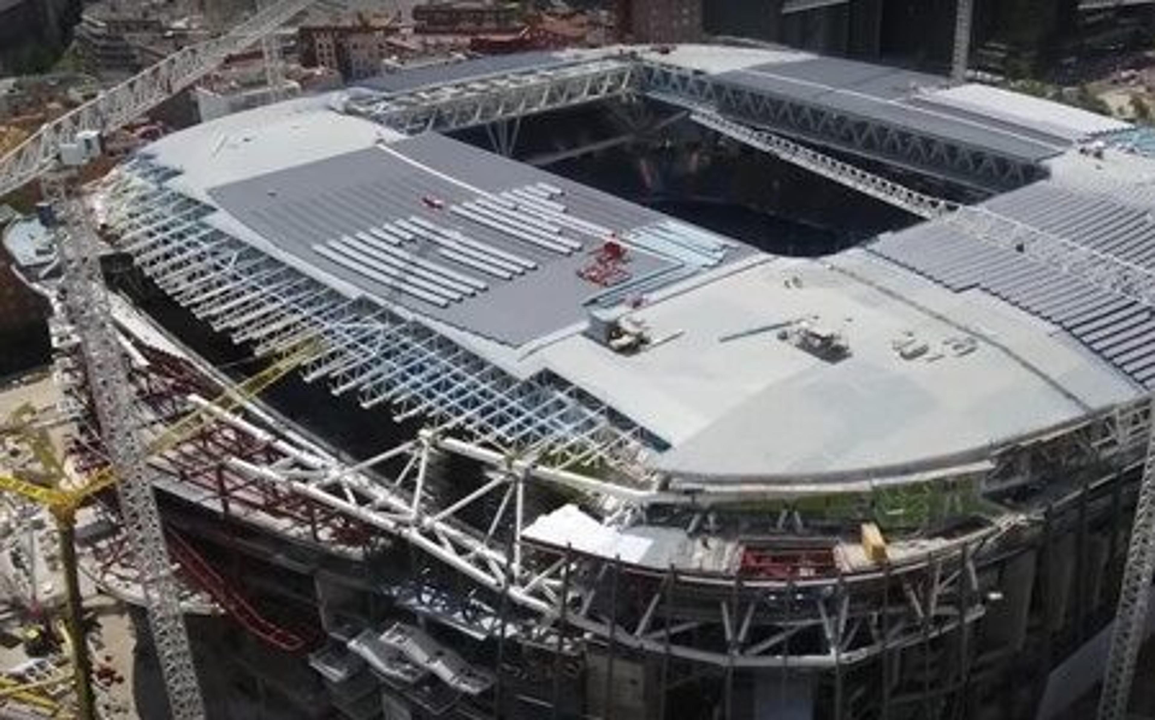 Como estão as obras do Santiago Bernabéu