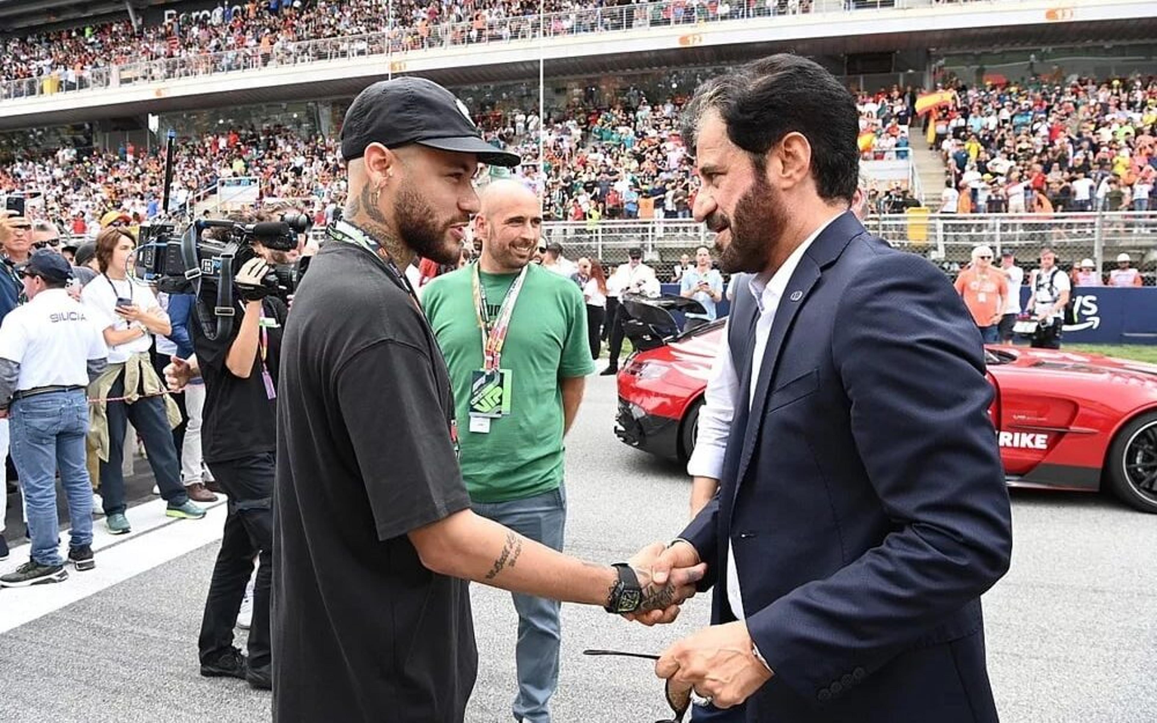 FIA pede explicações à Fórmula 1 sobre presença de Neymar na pista do GP da Espanha