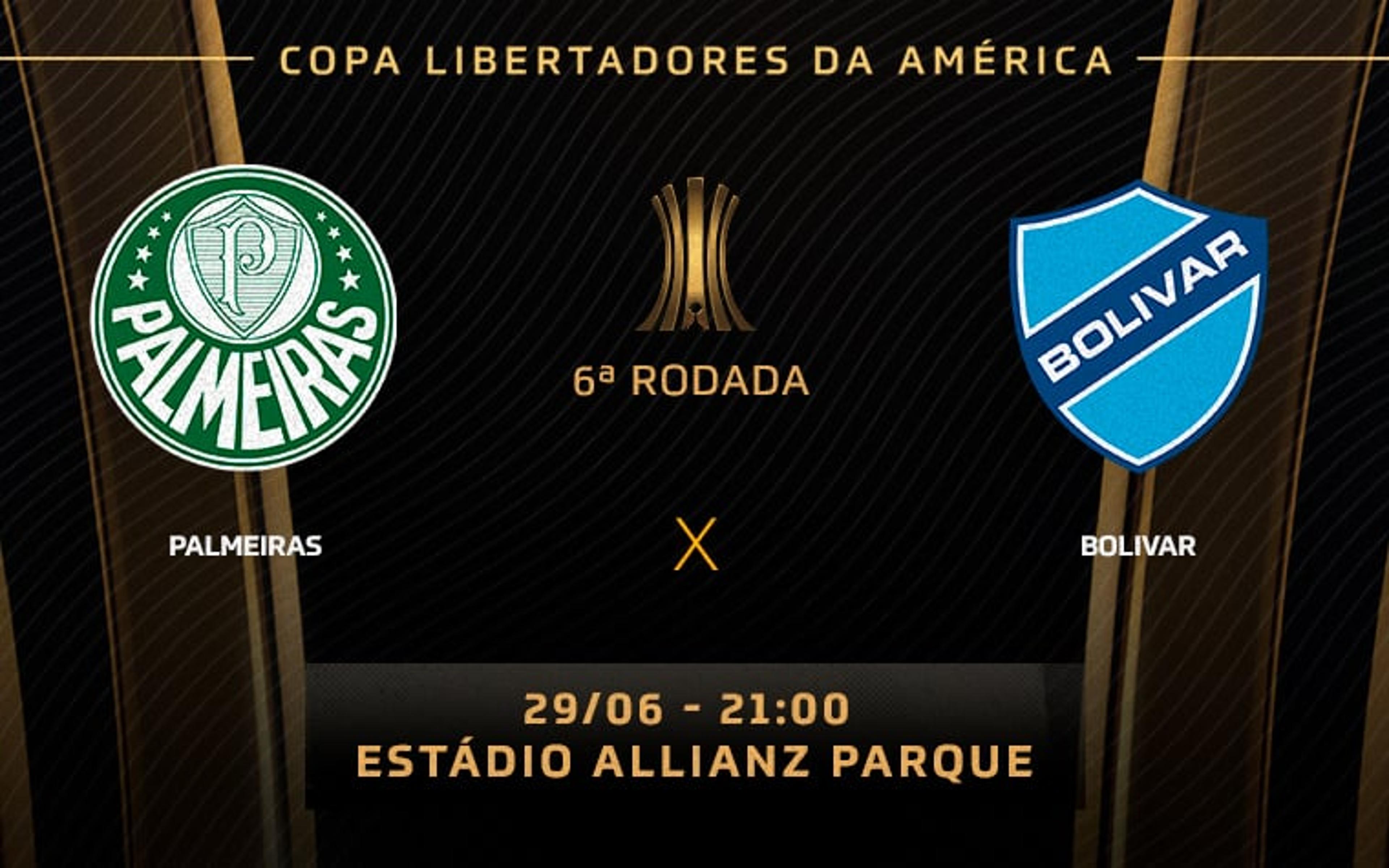 Palmeiras x Bolívar: onde assistir, prováveis times e desfalques do jogo pela Libertadores