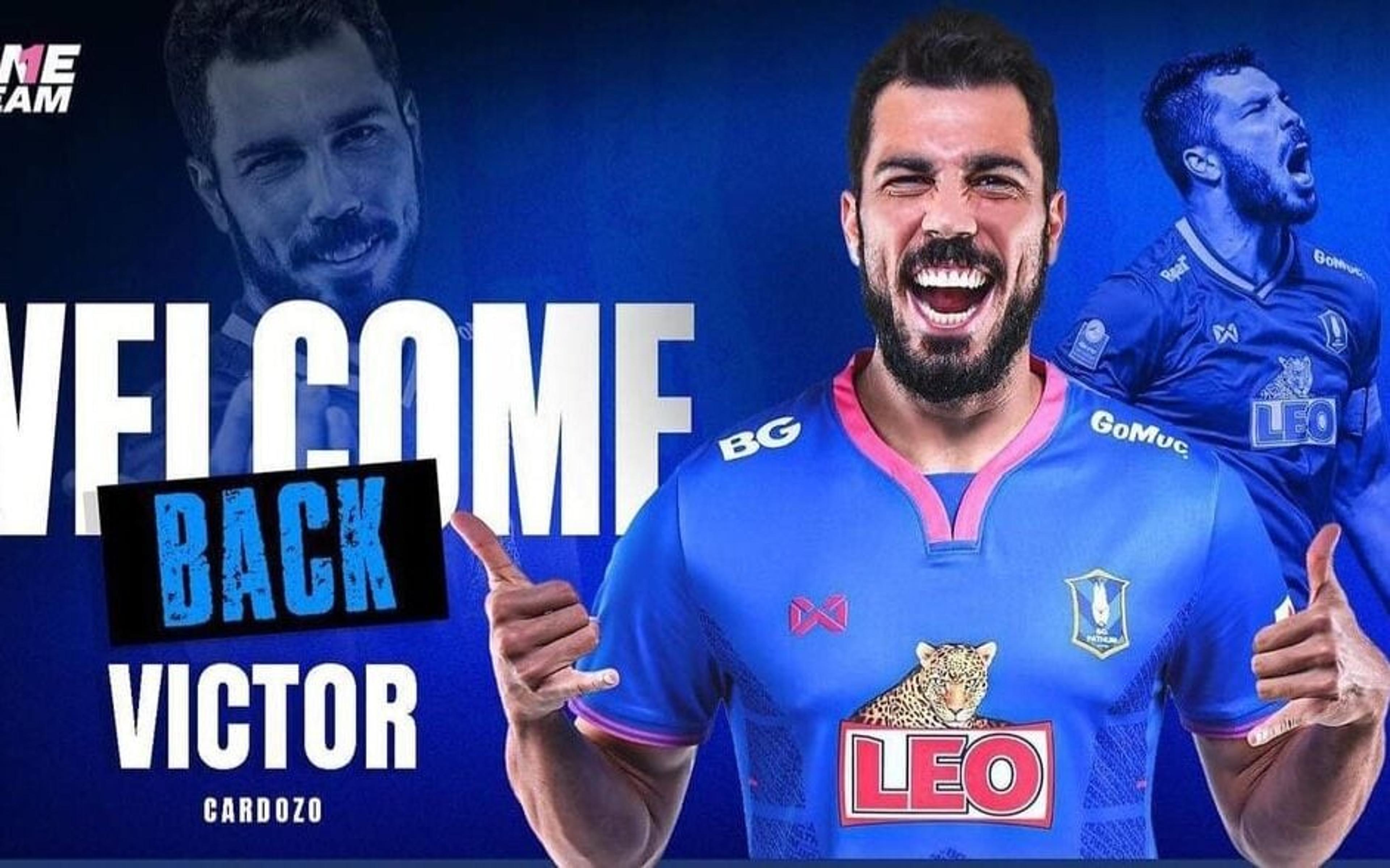 Victor Cardozo volta à equipe onde conquistou a Thai League