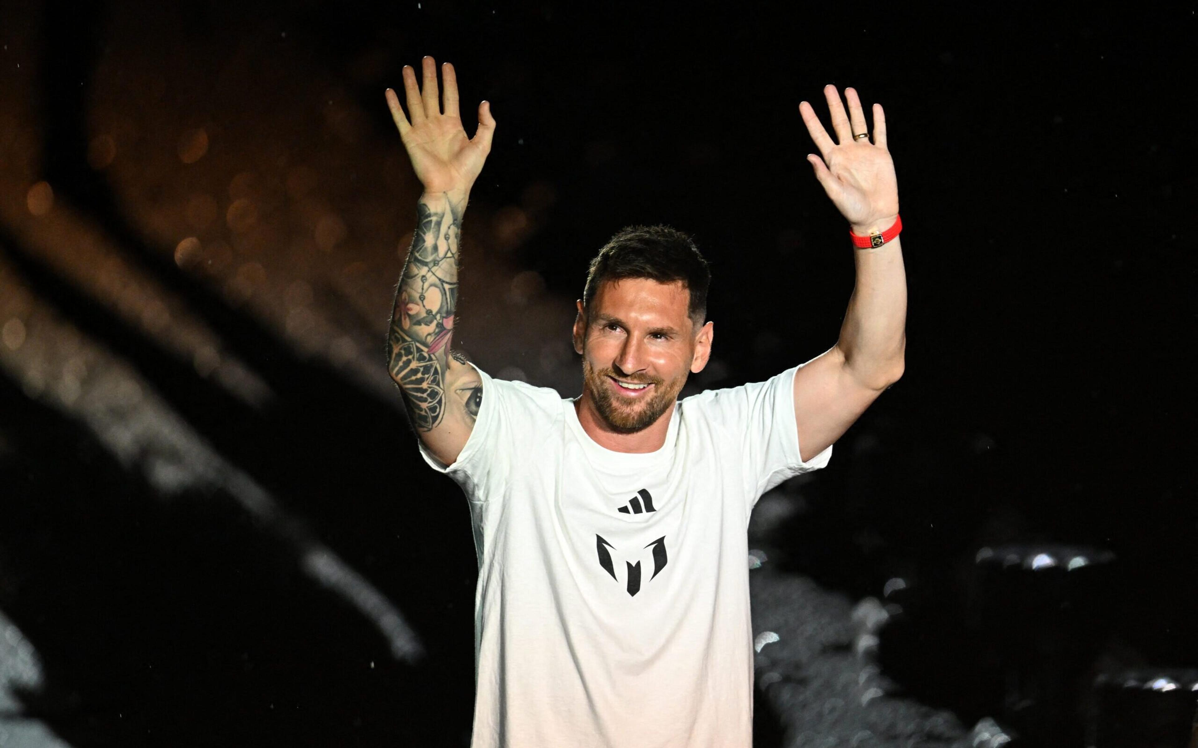 Apresentação de Messi no Inter Miami ‘transforma’ Fort Lauderdale em Buenos Aires; veja imagens do evento