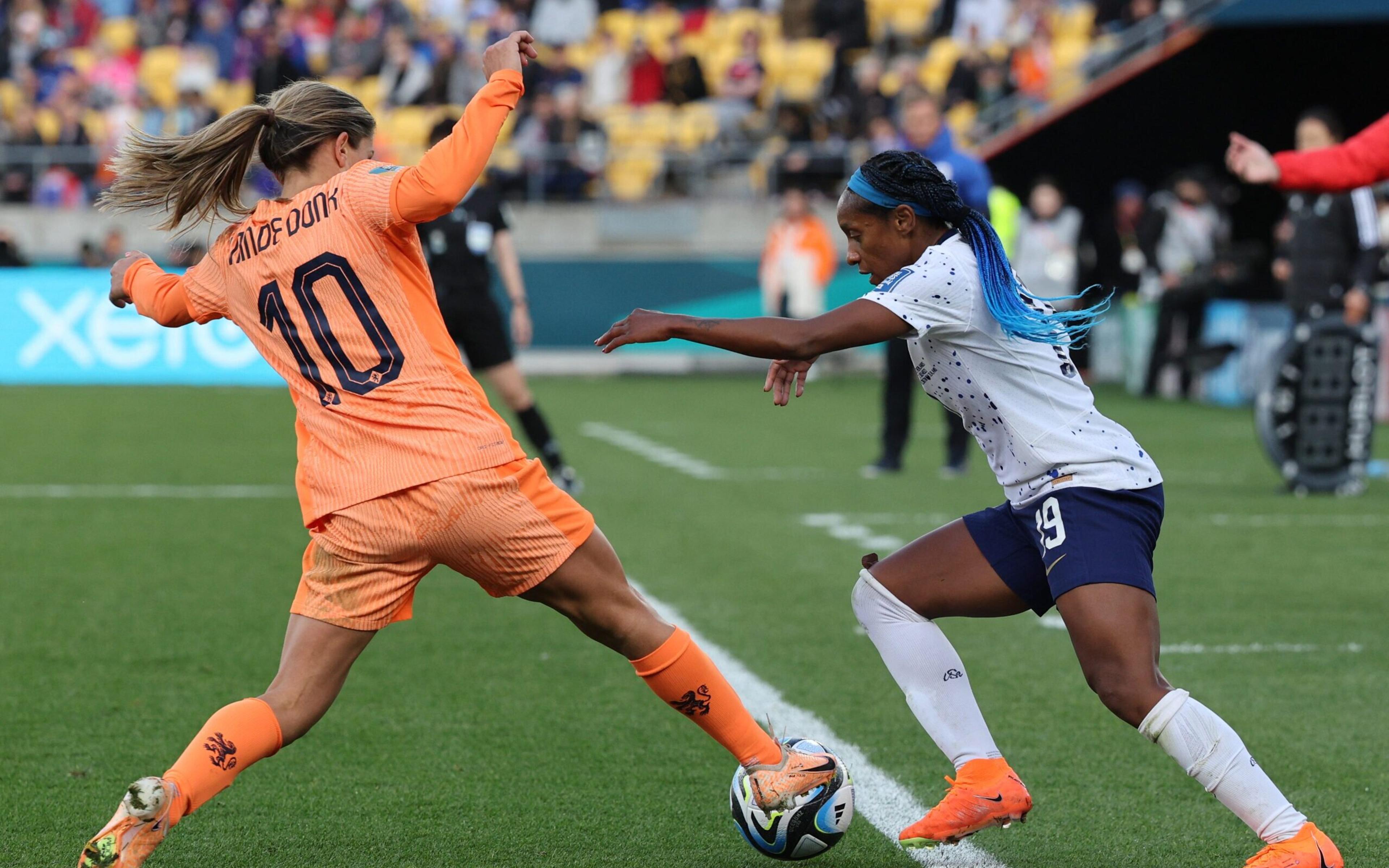 Na reedição da última final, Estados Unidos e Holanda empatam na Copa do Mundo Feminina