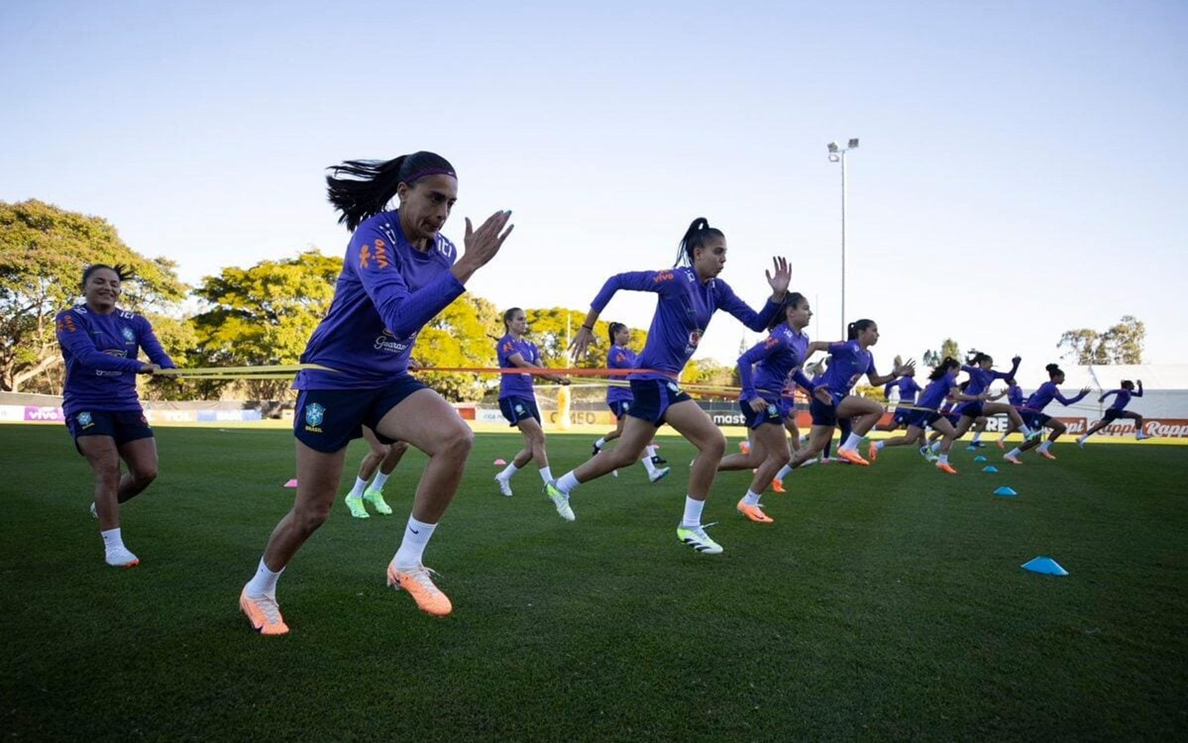 Copa do Mundo Feminina: Seleção Brasileira faz última atividade antes de jogo-treino com a China