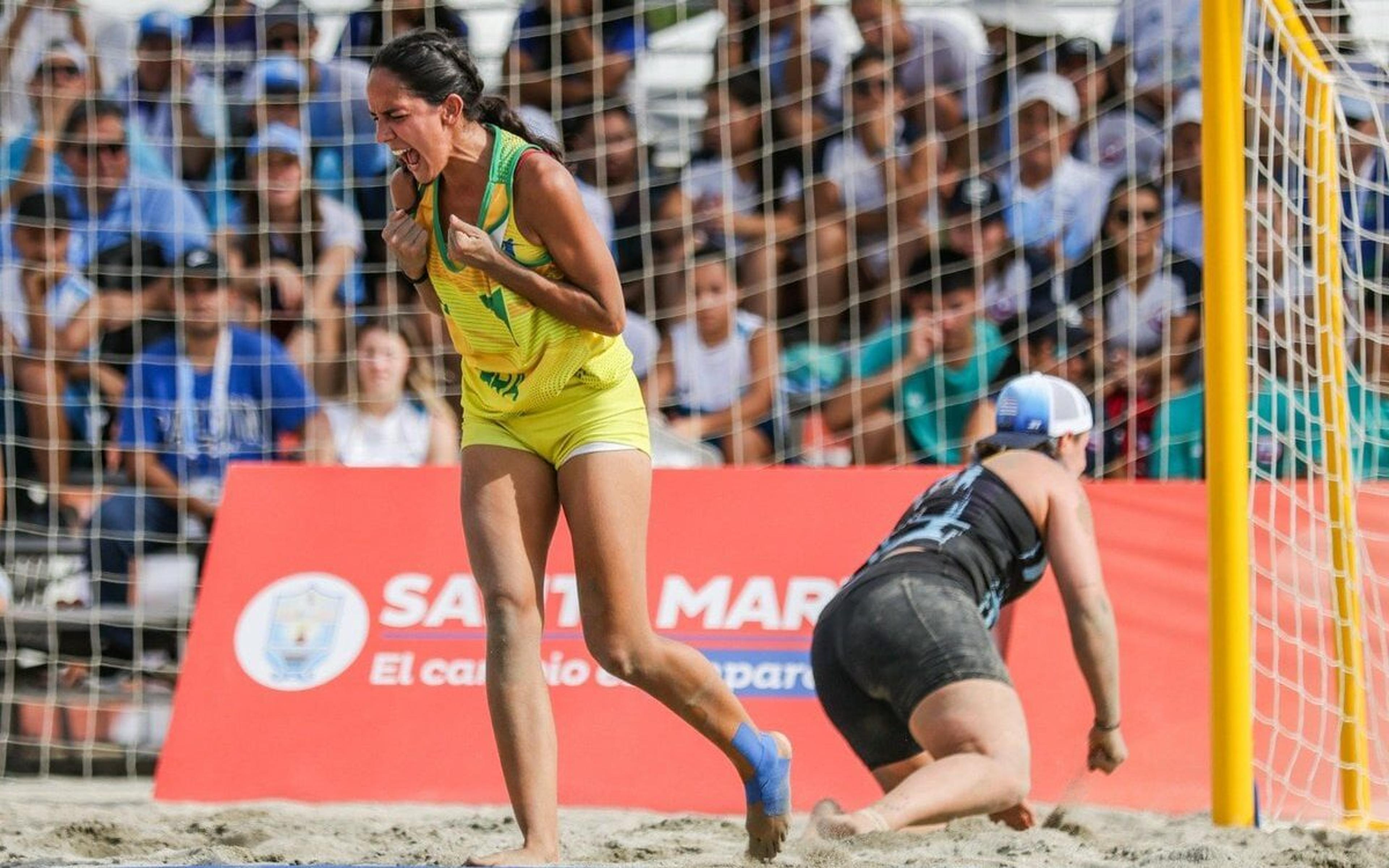 AO VIVO: Brasil e Argentina disputam final do beach handball feminino, nos Jogos Sul-Americanos de Praia