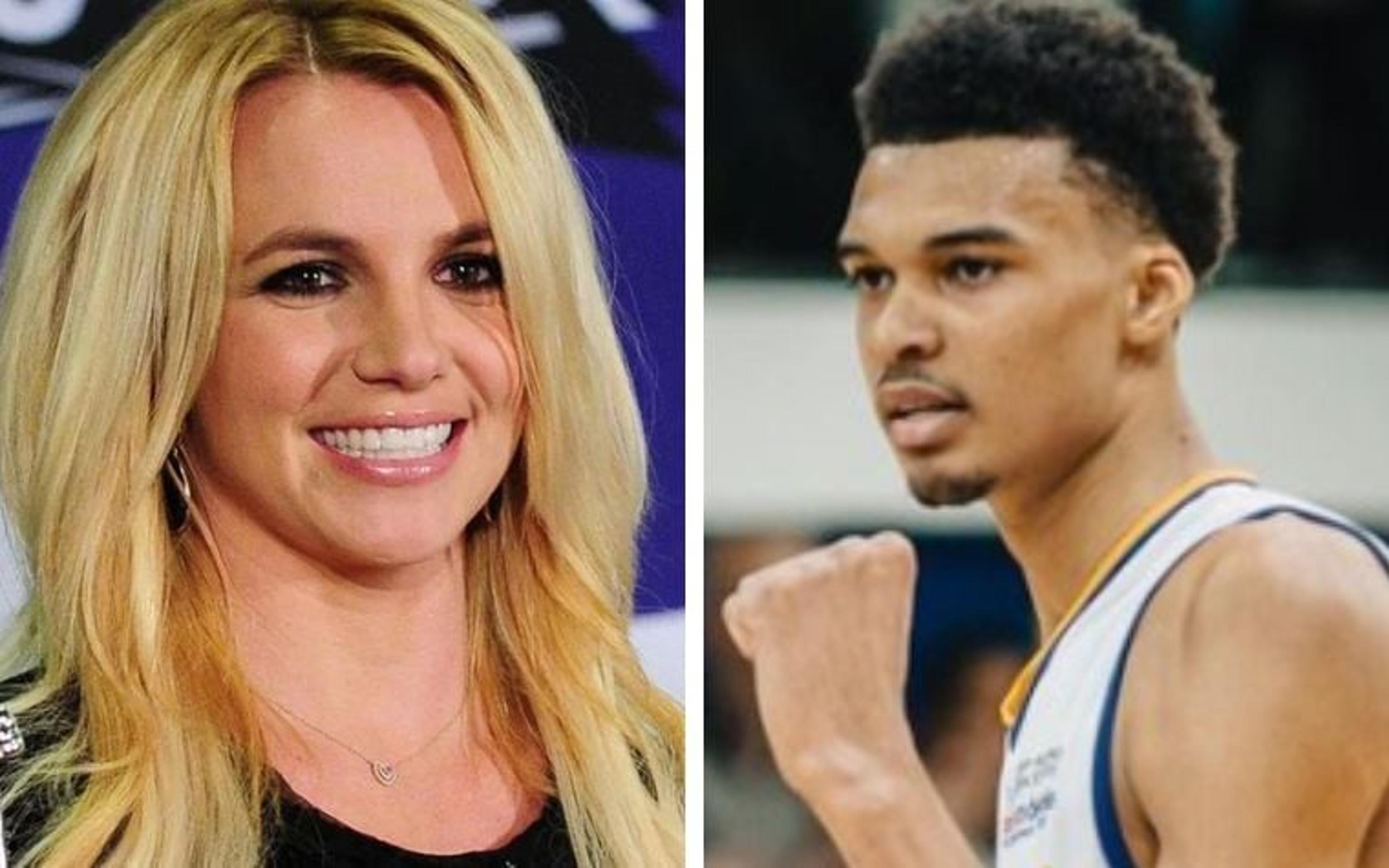 Wembanyama dá declaração após Britney Spears ser agredida por segurança