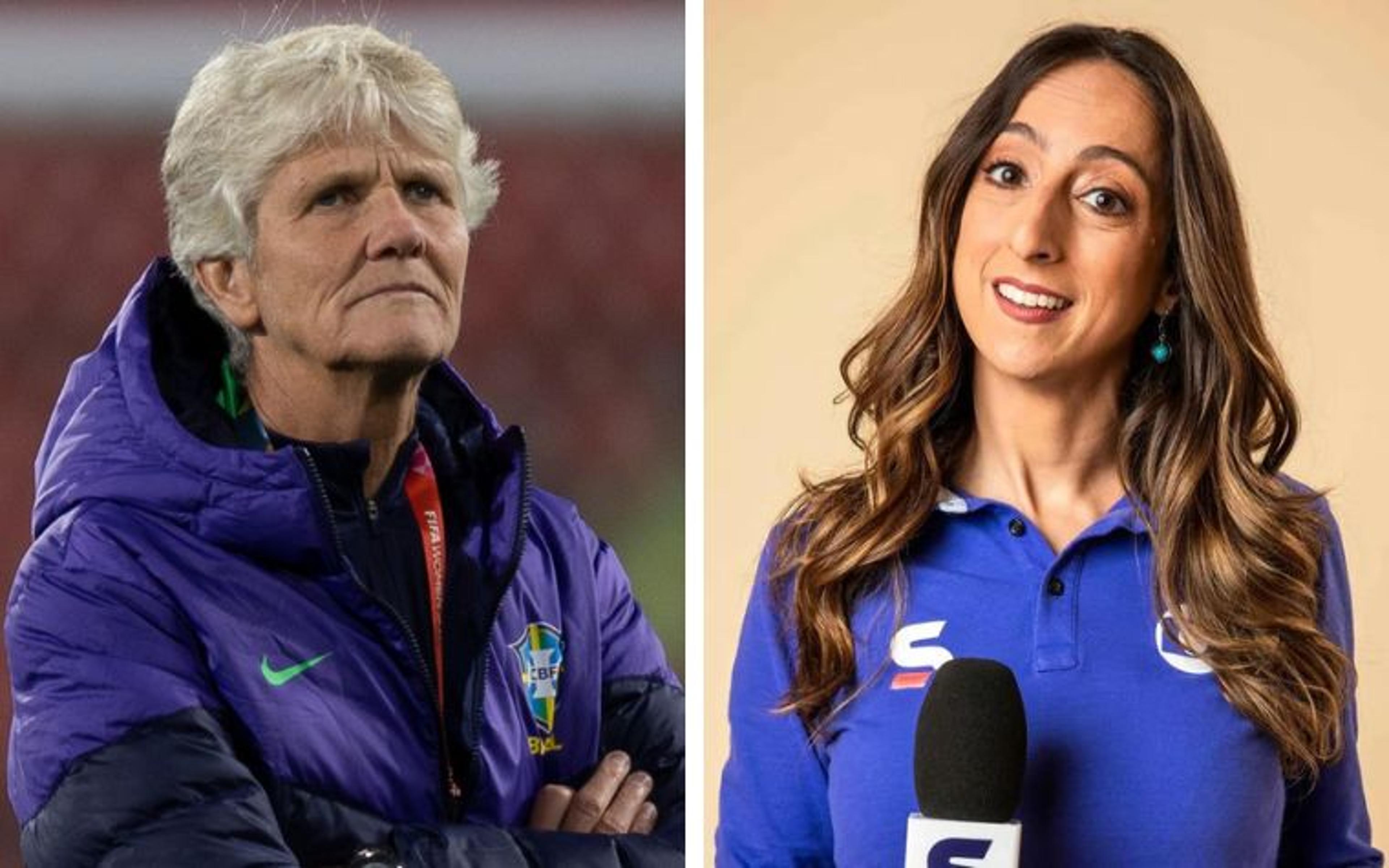 Pia Sundhage brinca com jornalista da Globo nas redes sociais e cobra: ‘Não vi você na academia’