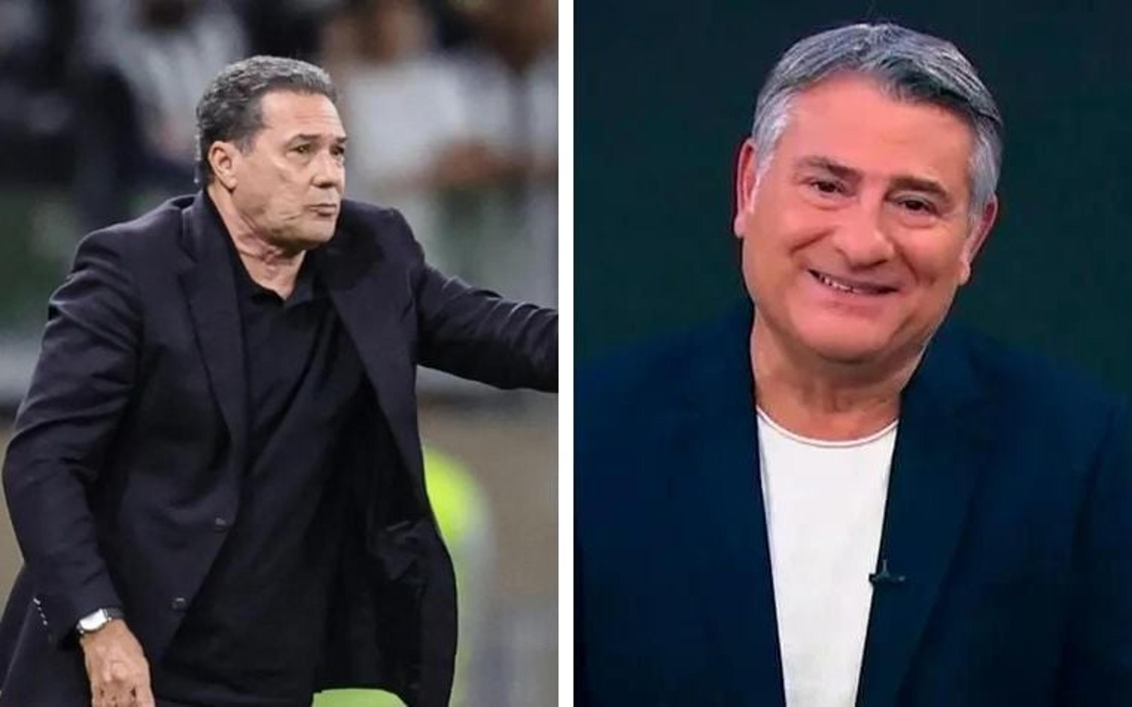 Cléber Machado e Luxemburgo discutem ao vivo em programa do Craque Neto