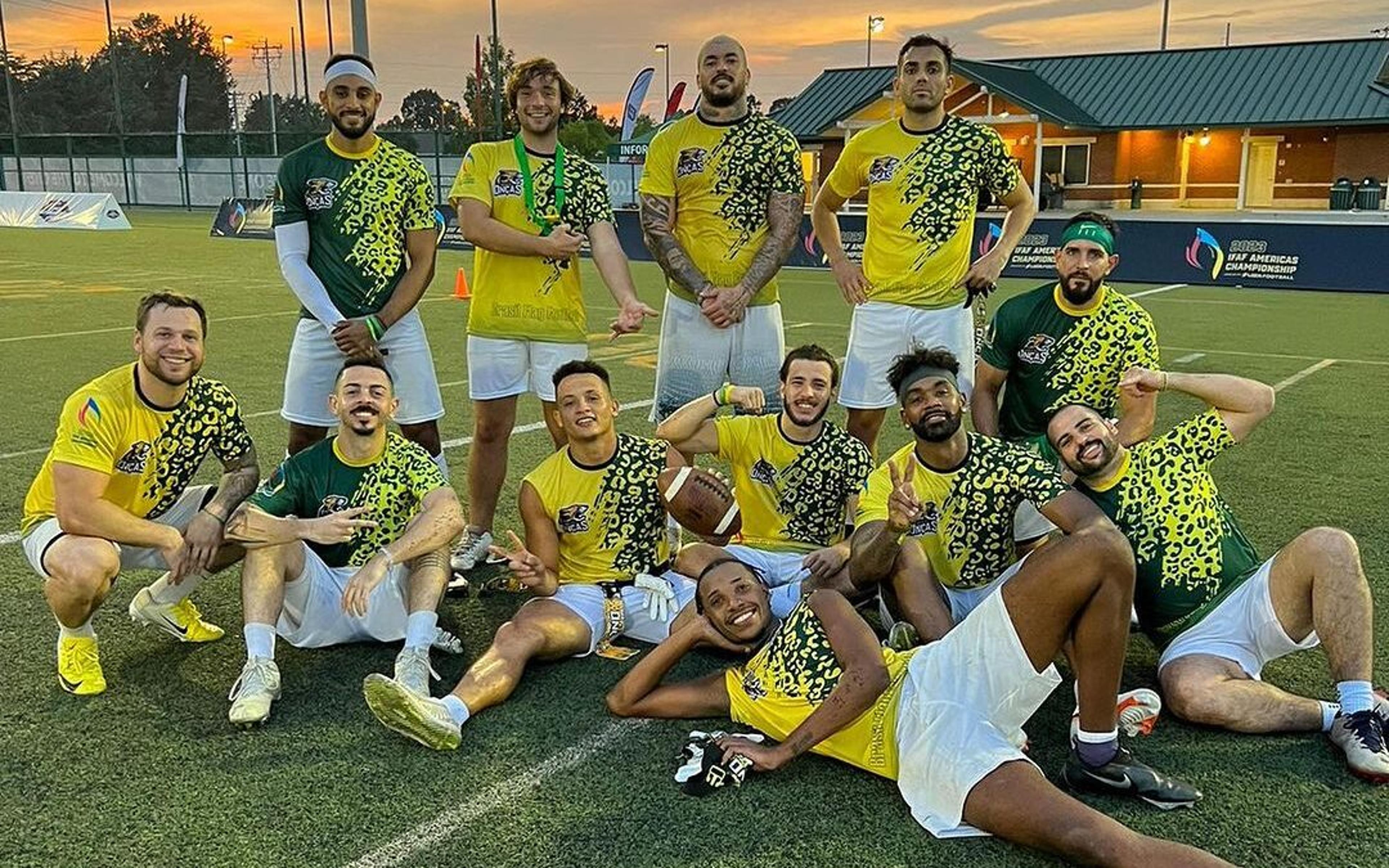 Seleções Brasileiras de Flag Football fecham 1º dia de competições no torneio intercontinental