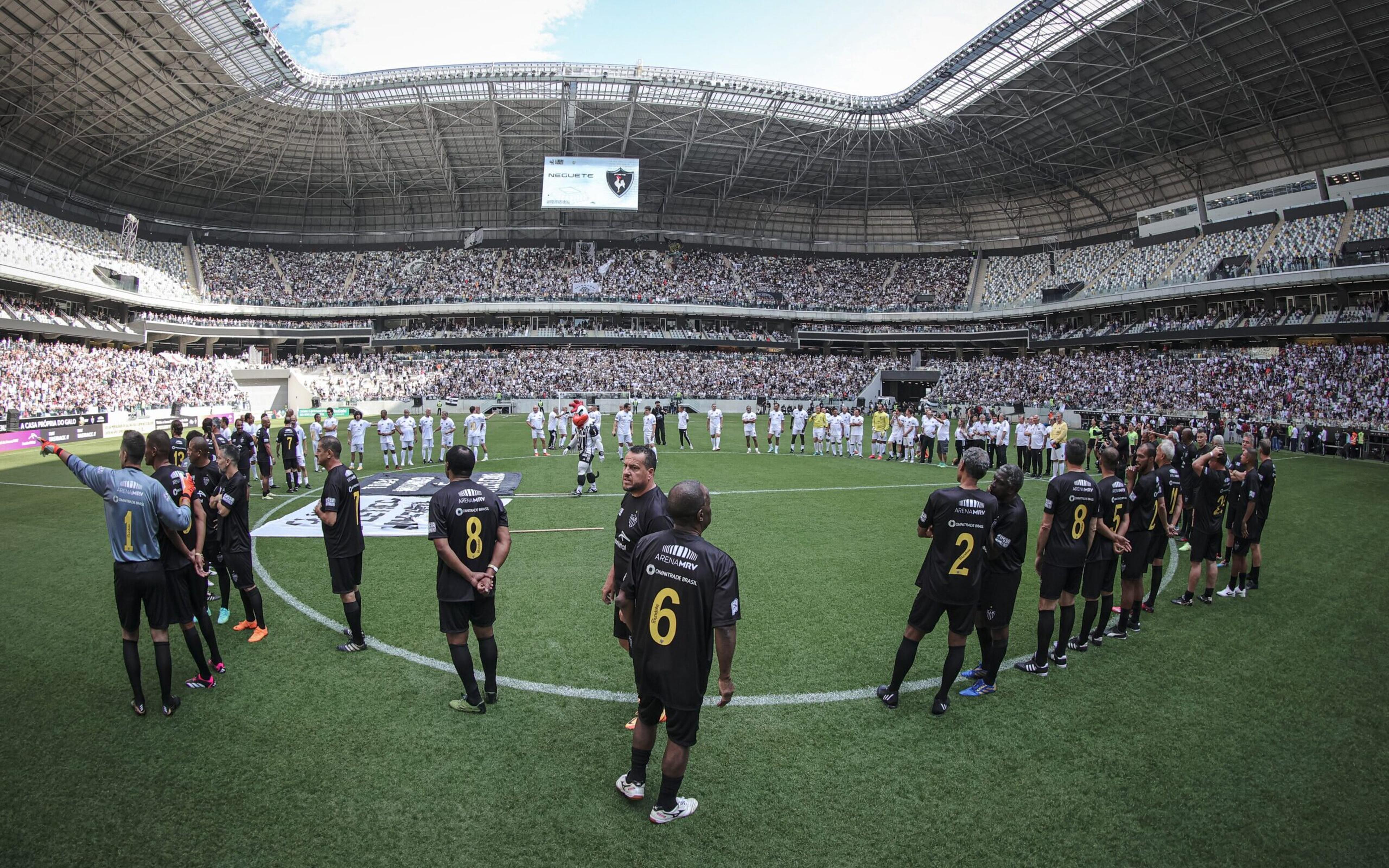 Atlético-MG tem renda milionária com ‘Jogo das Lendas’, da Arena MRV