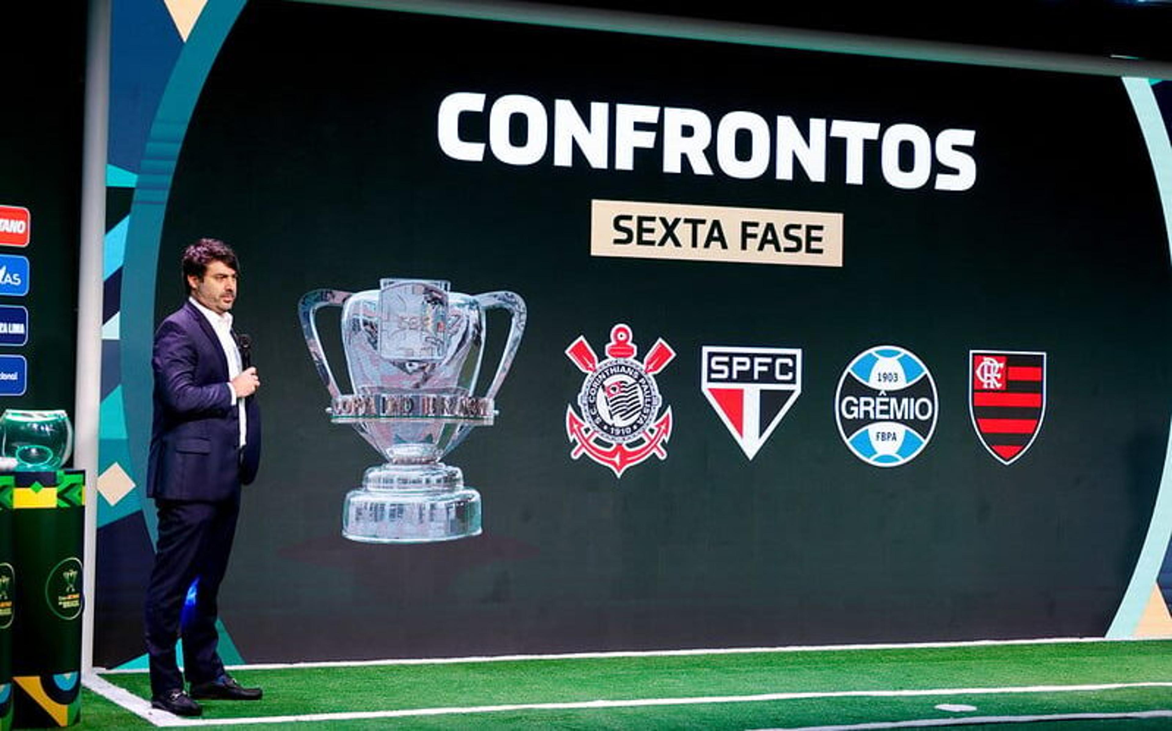 CBF define a ordem dos mandos de campo das semifinais da Copa do Brasil