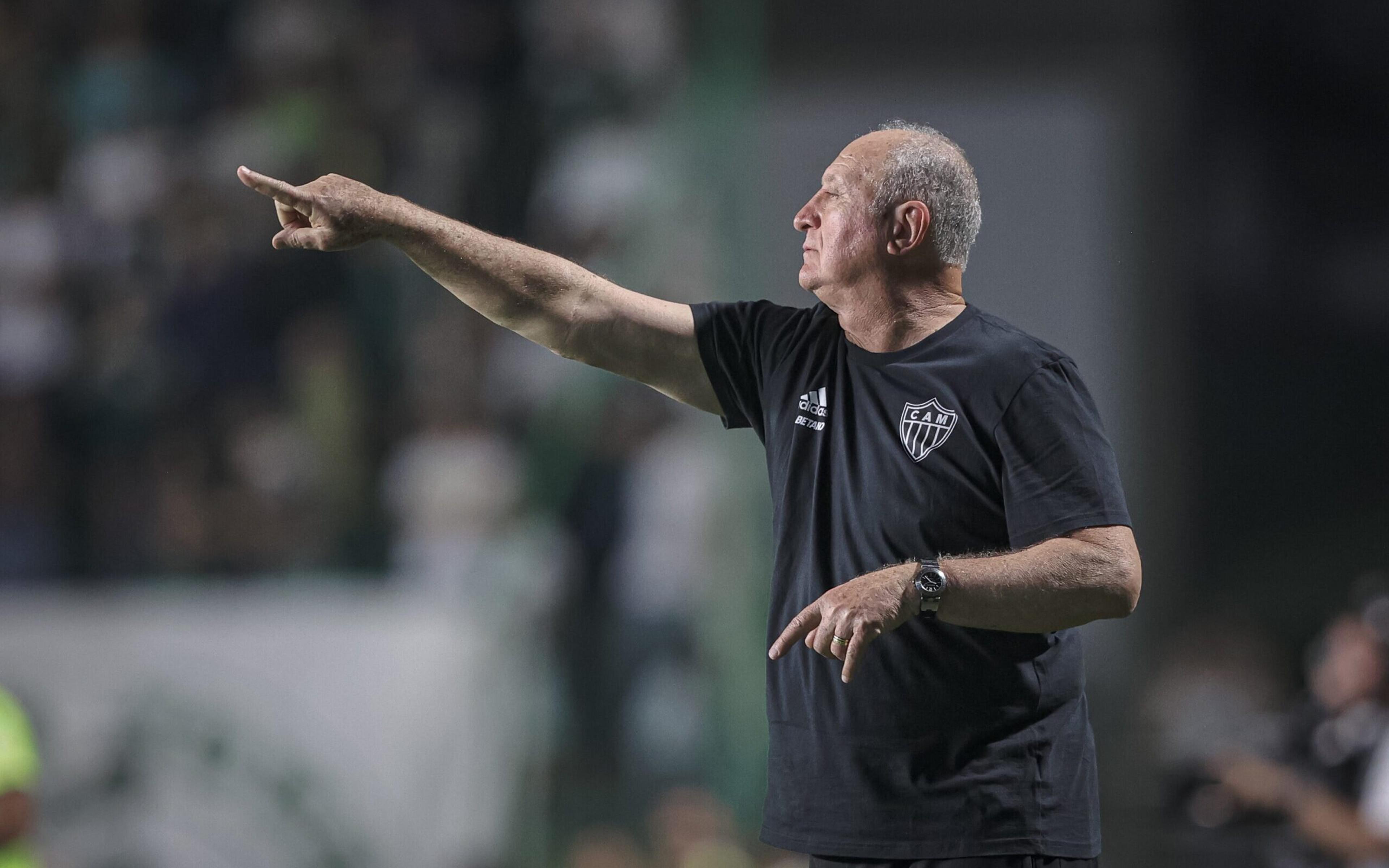 Após novo empate, Felipão dispara sobre atuação do Atlético-MG: ‘Tenho que fazer mágica com uma semana?’