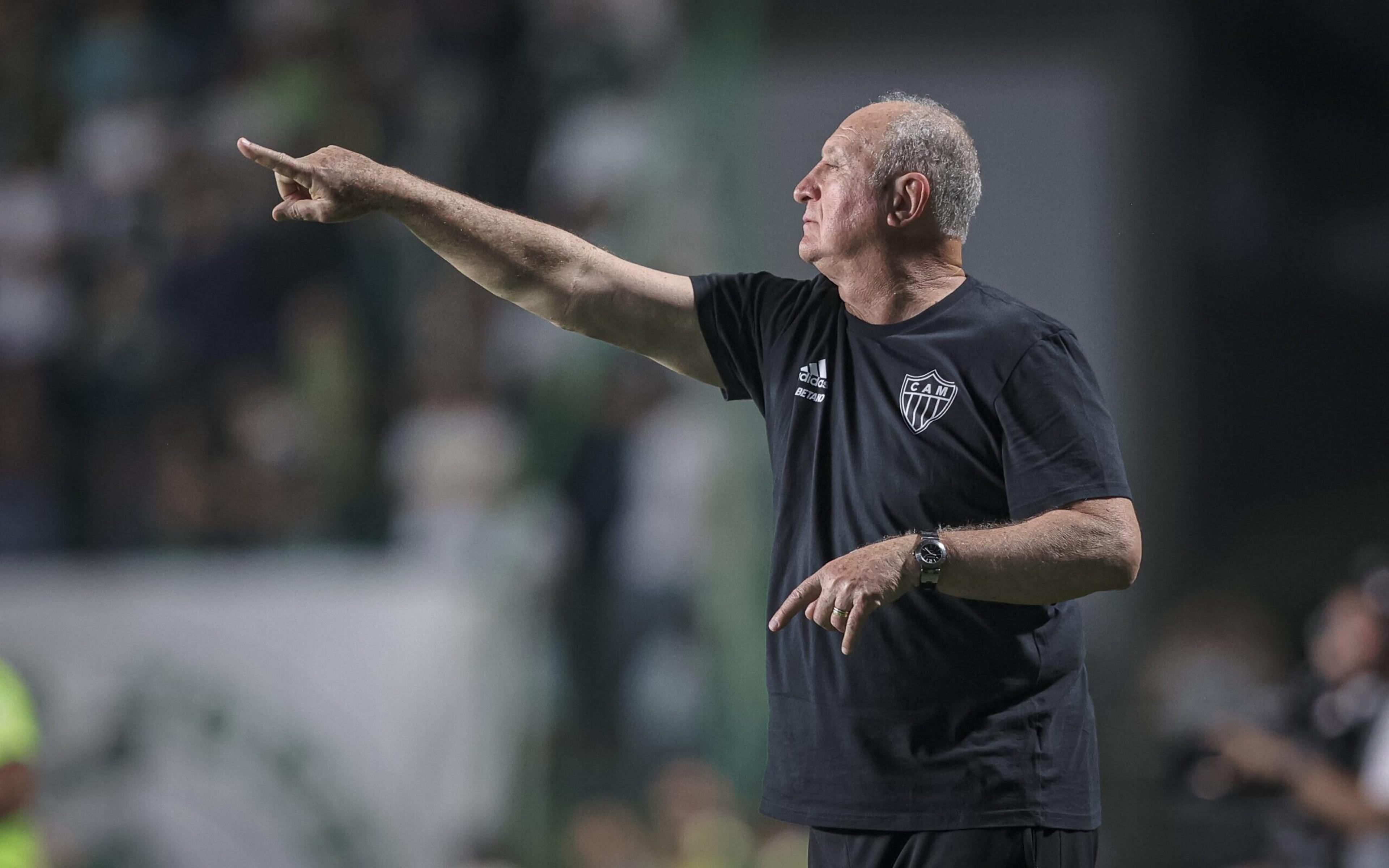 ‘Meu sentimento é o mesmo do torcedor’, destaca Felipão após sexto jogo seguido sem vitória no Atlético-MG